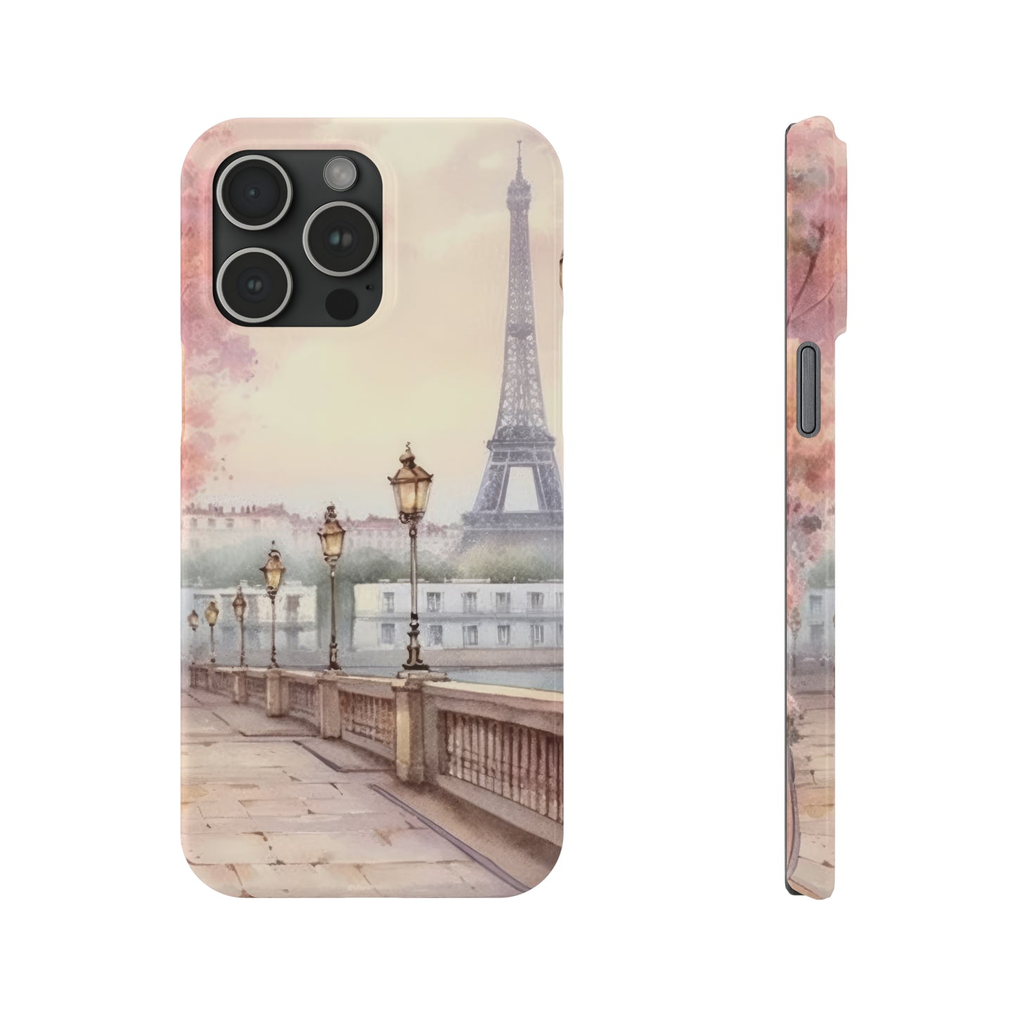 Paris Eiffel Tower IPhone 15 Phone Cases.