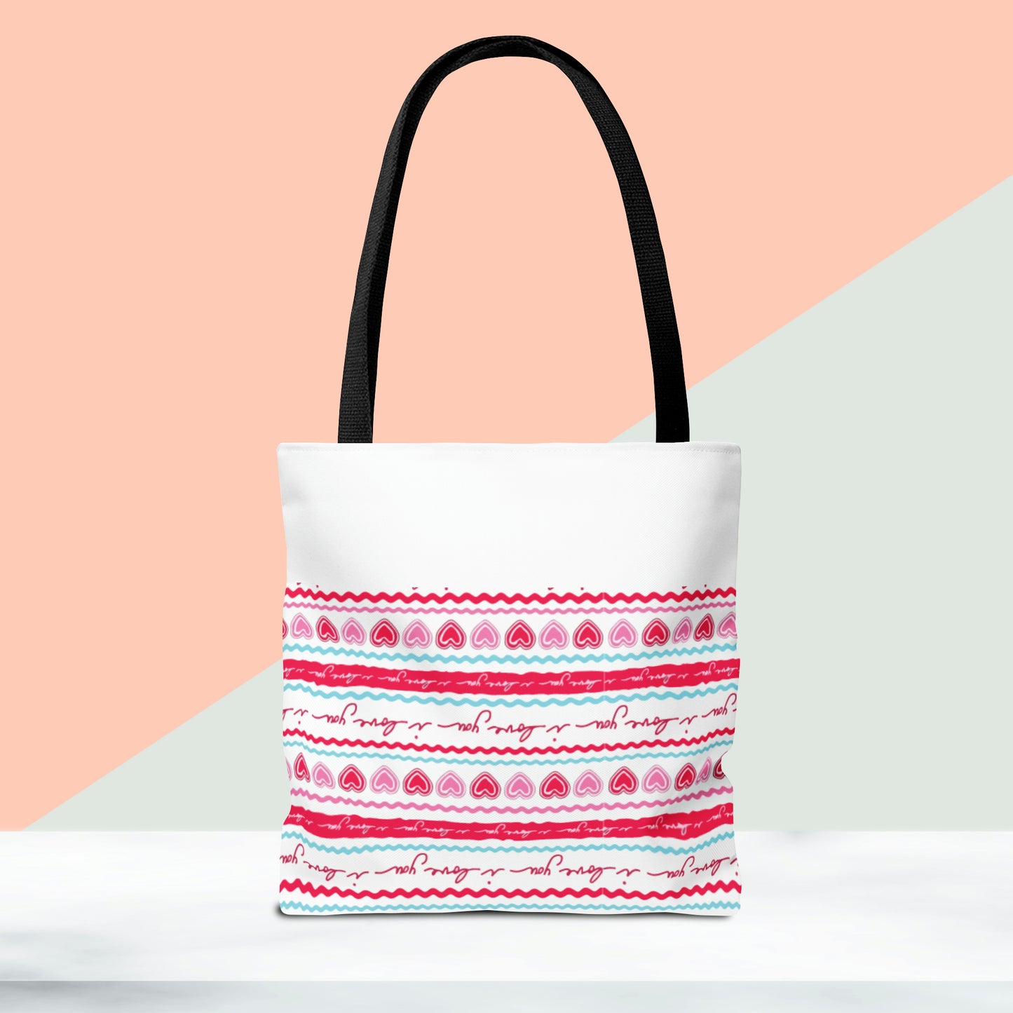 Happy Valentines Day Tote Bag