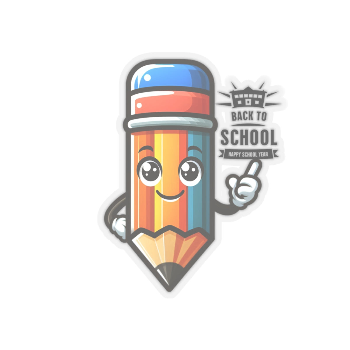 Happy School Year Back To School Kiss-Cut Stickers, First Grade Squad Kiss-Cut Stickers, Gift for First graders, Ready for School, Back to Learning.