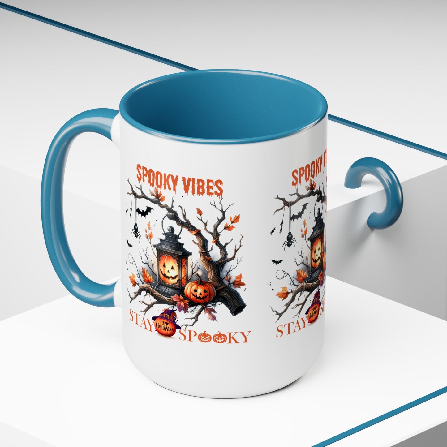 Spooky Vibes Halloween Coffee Mug, Stay Spooky Halloween Coffee Mug, Trick or Treat Halloween Coffee Mug, Cute Skeleton Coffee Mug, Spooky Season Halloween Coffee Mug.