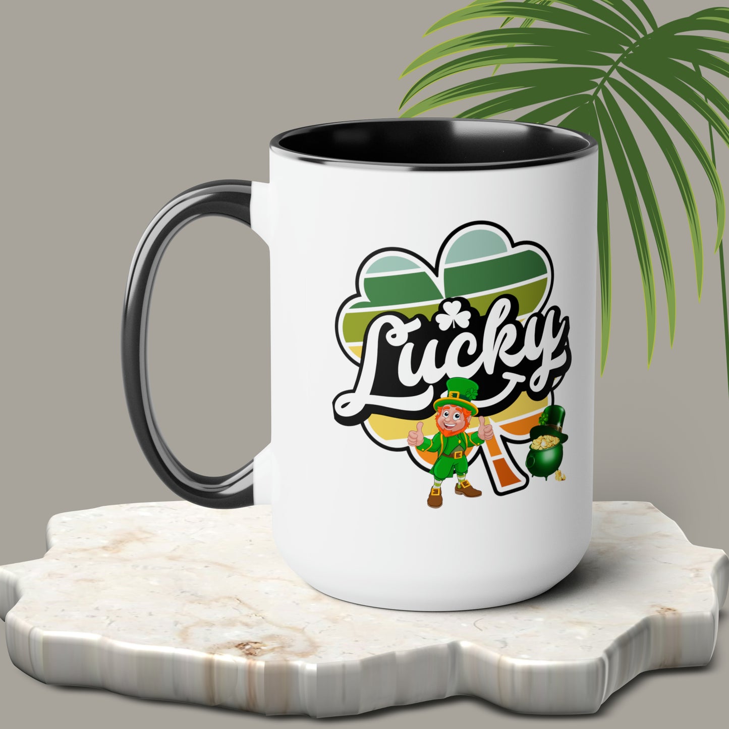 St Patrick's Day two-Tone Coffee Mugs, 15oz