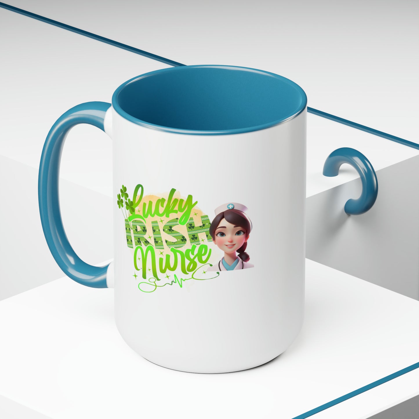St Patrick's Day two-Tone Coffee Mugs, 15oz