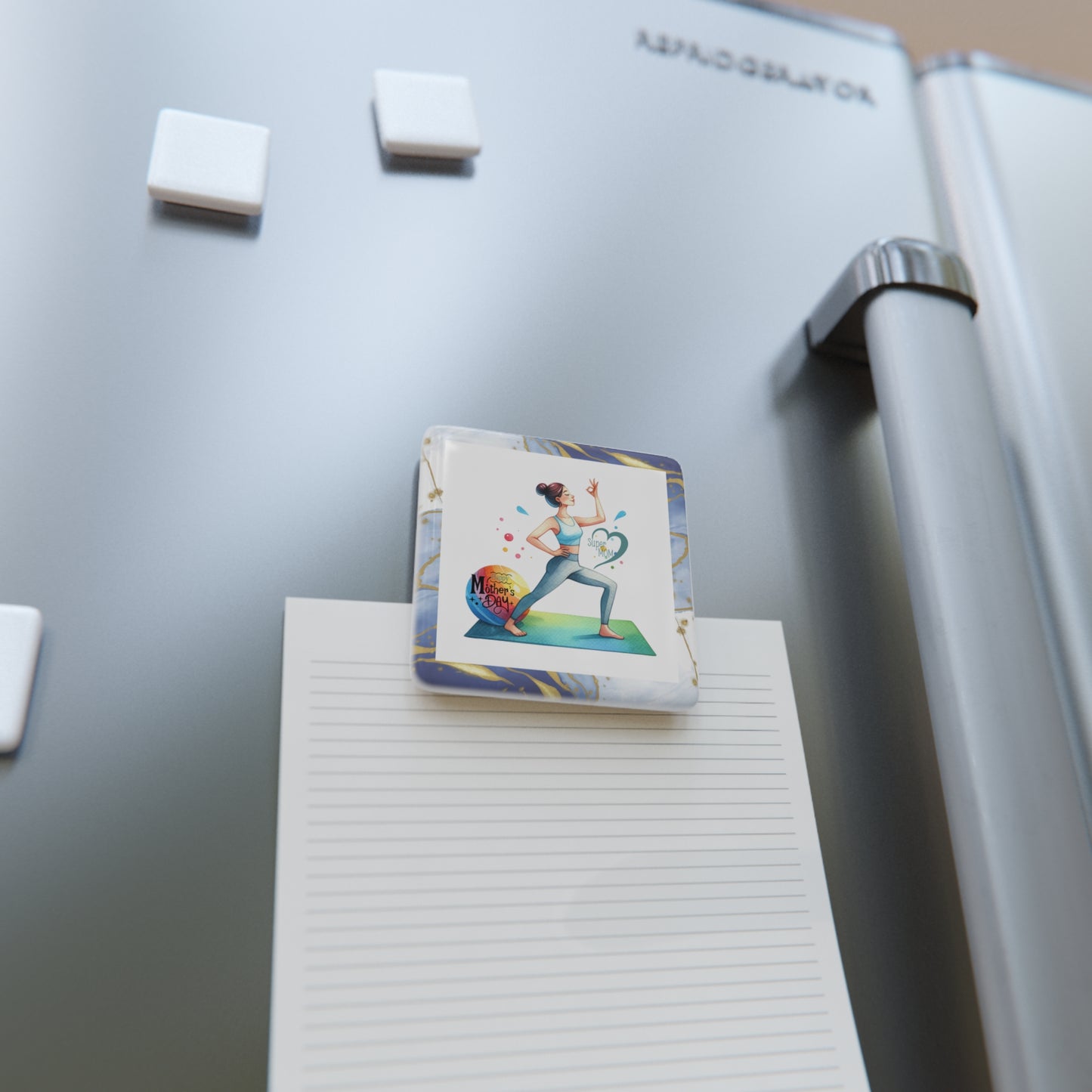 Happy Mother's Day Porcelain Magnet, Square