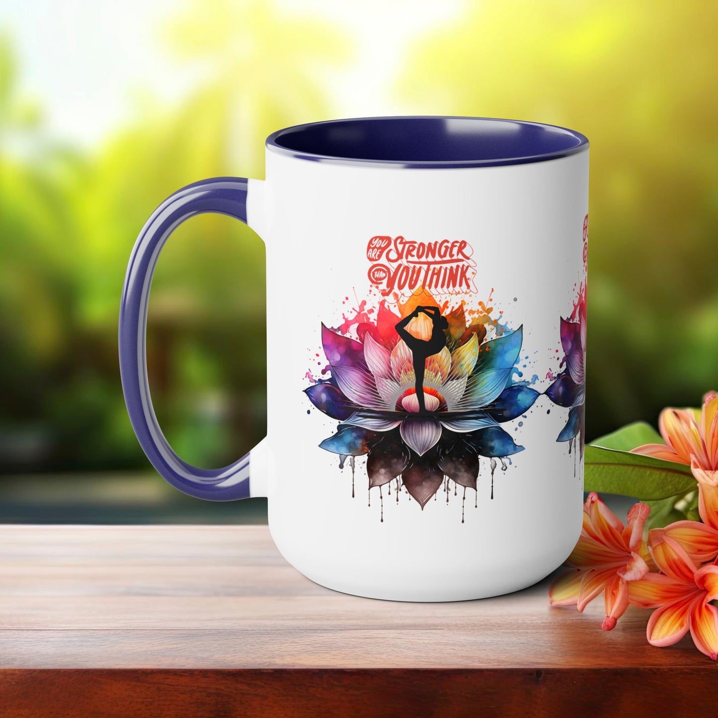 You Are stronger Then You Think Yoga Coffee Mug, Cute Yoga Coffee Mug, Yoga lovers Coffee Mug, Yoga Instructor Gift, Gift For Yoga lover, Gift For Yogi.
