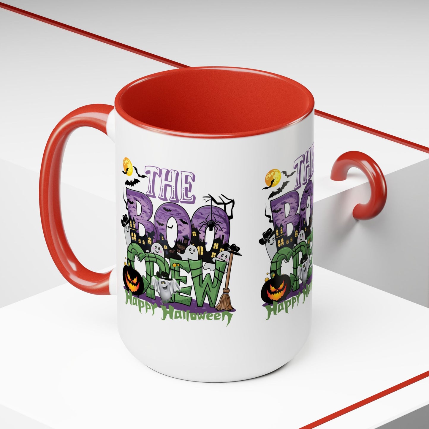 The Boo Crew Happy Halloween Coffee Mug, Let's Go Halloween Coffee Mug, Trick or Treat Halloween Coffee Mug, Cute Skeleton Coffee Mug, Spooky Season Halloween Coffee Mug.