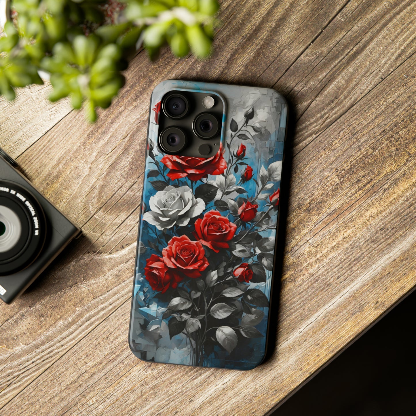 Vintage Floral painting iPhone 15 Phone Cases.