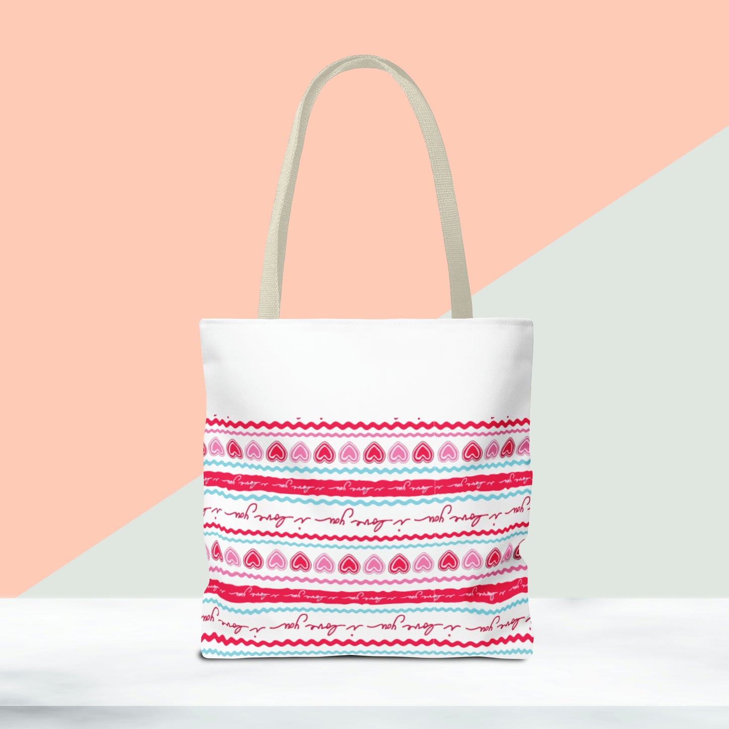 Happy Valentines Day Tote Bag