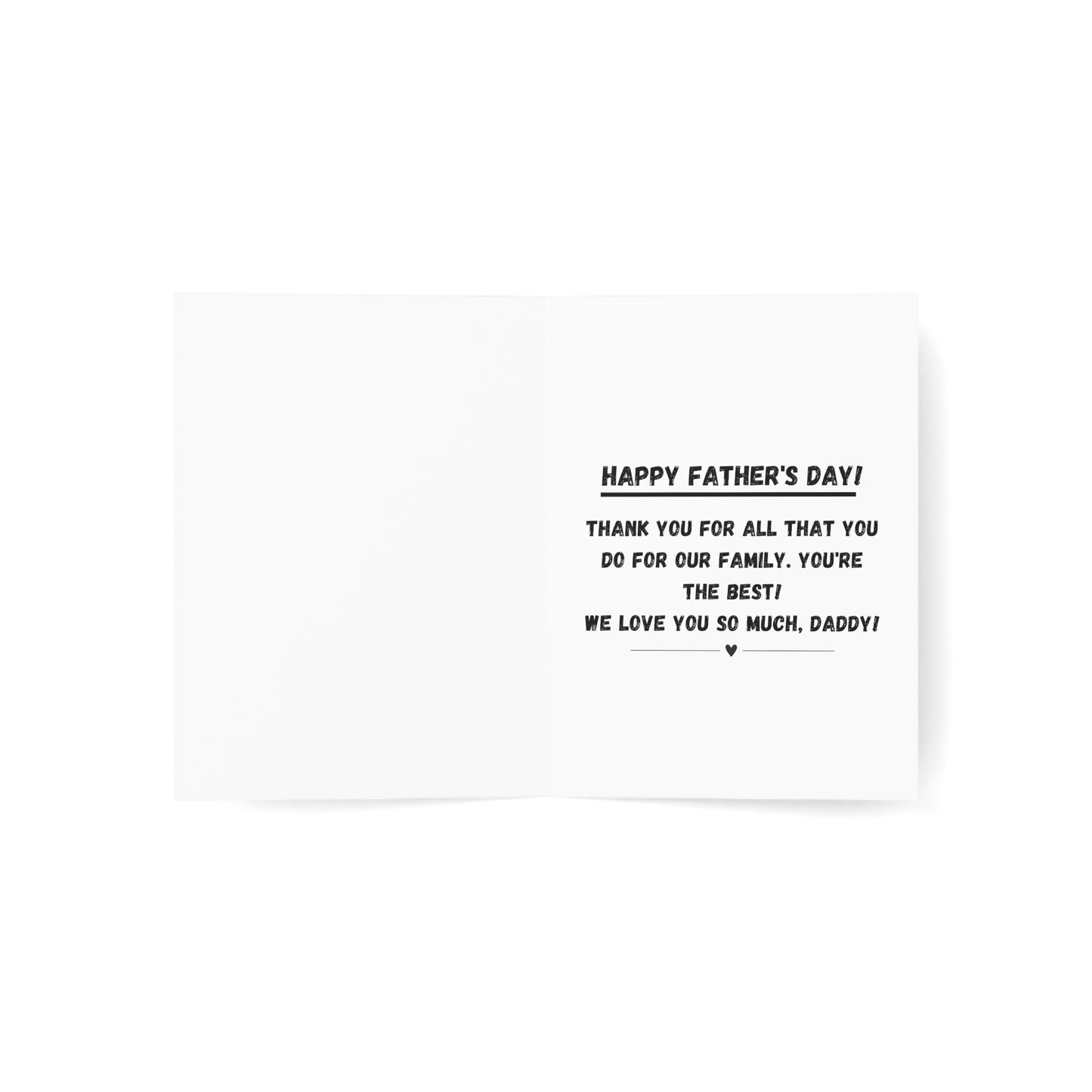 Happy Father's Day Greeting Cards (1, 10, 30, and 50pcs)