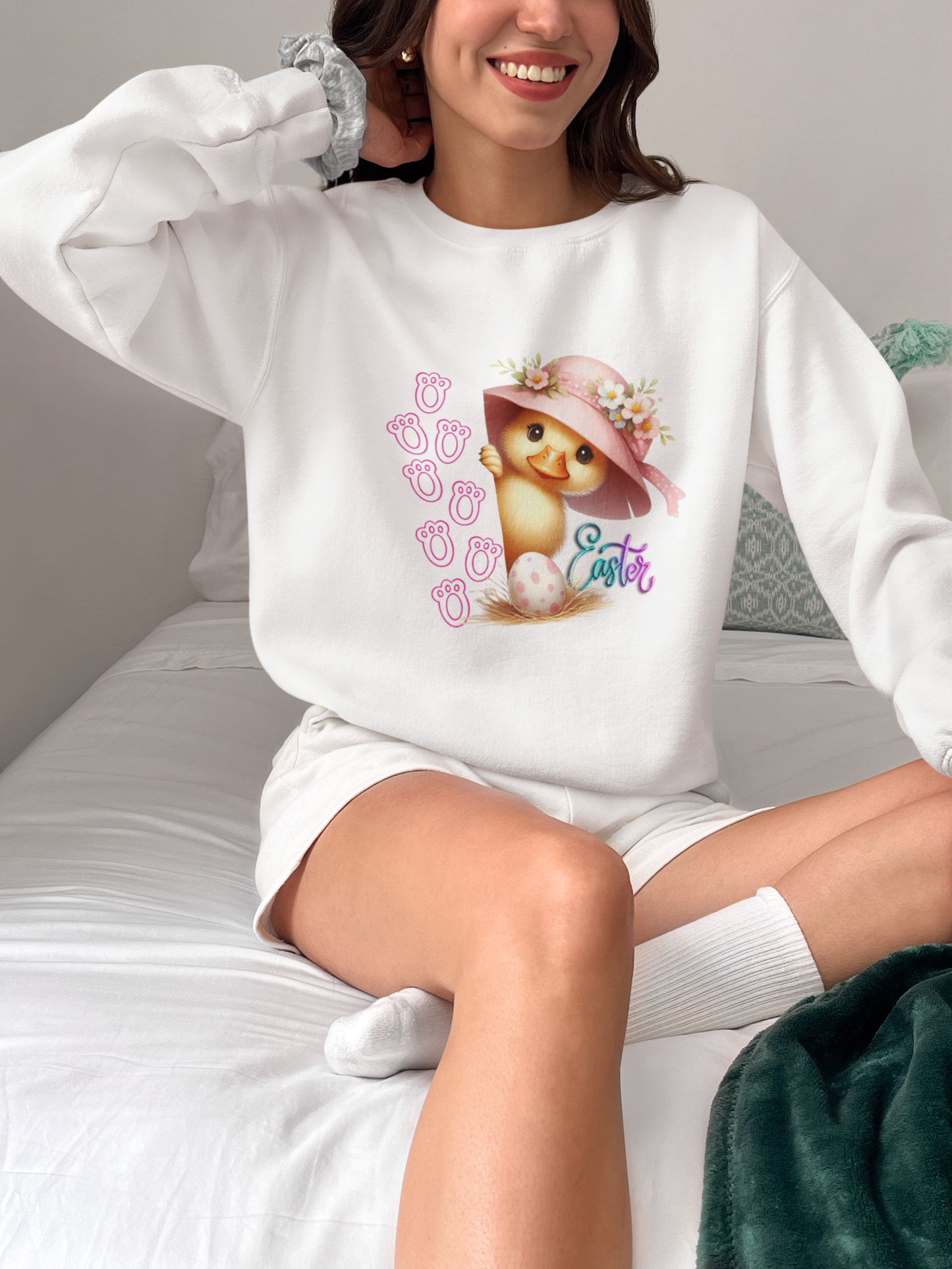 Happy Easter Unisex Crewneck Sweatshirt