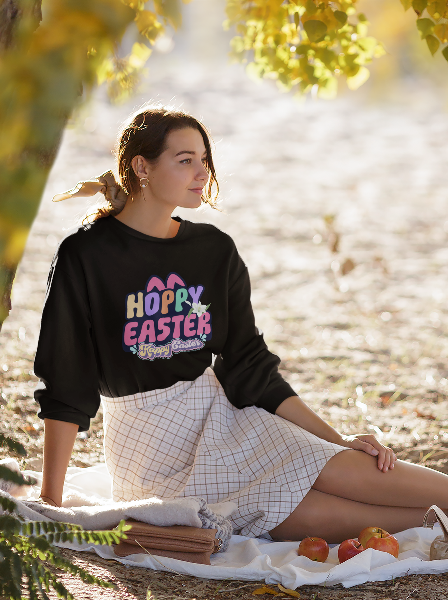 Happy easter Unisex Crewneck Sweatshirt