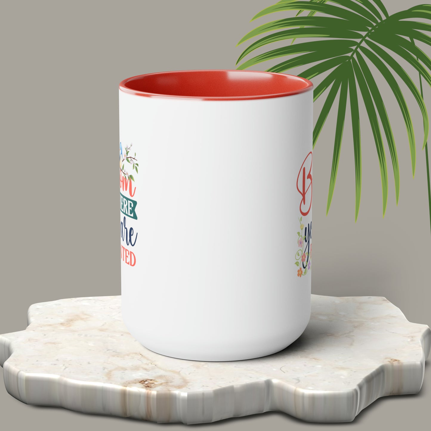 Spring time  two-Tone Coffee Mugs, 15oz