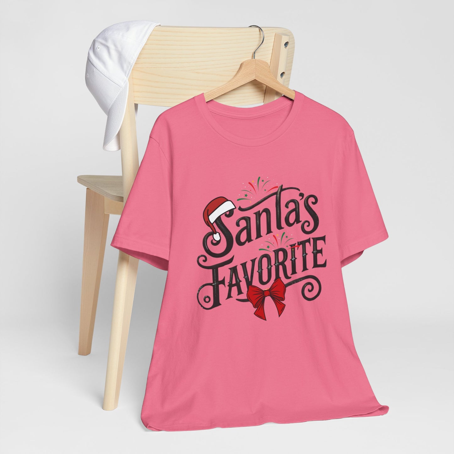 Santa's Favarite Christmas Unisex Tee, Christmas Shirt, Christmas Outfit, Merry Christmas T-shirt, Merry Christmas 2024 T-shirt, Christmas Gift, Family Holiday Outfit.