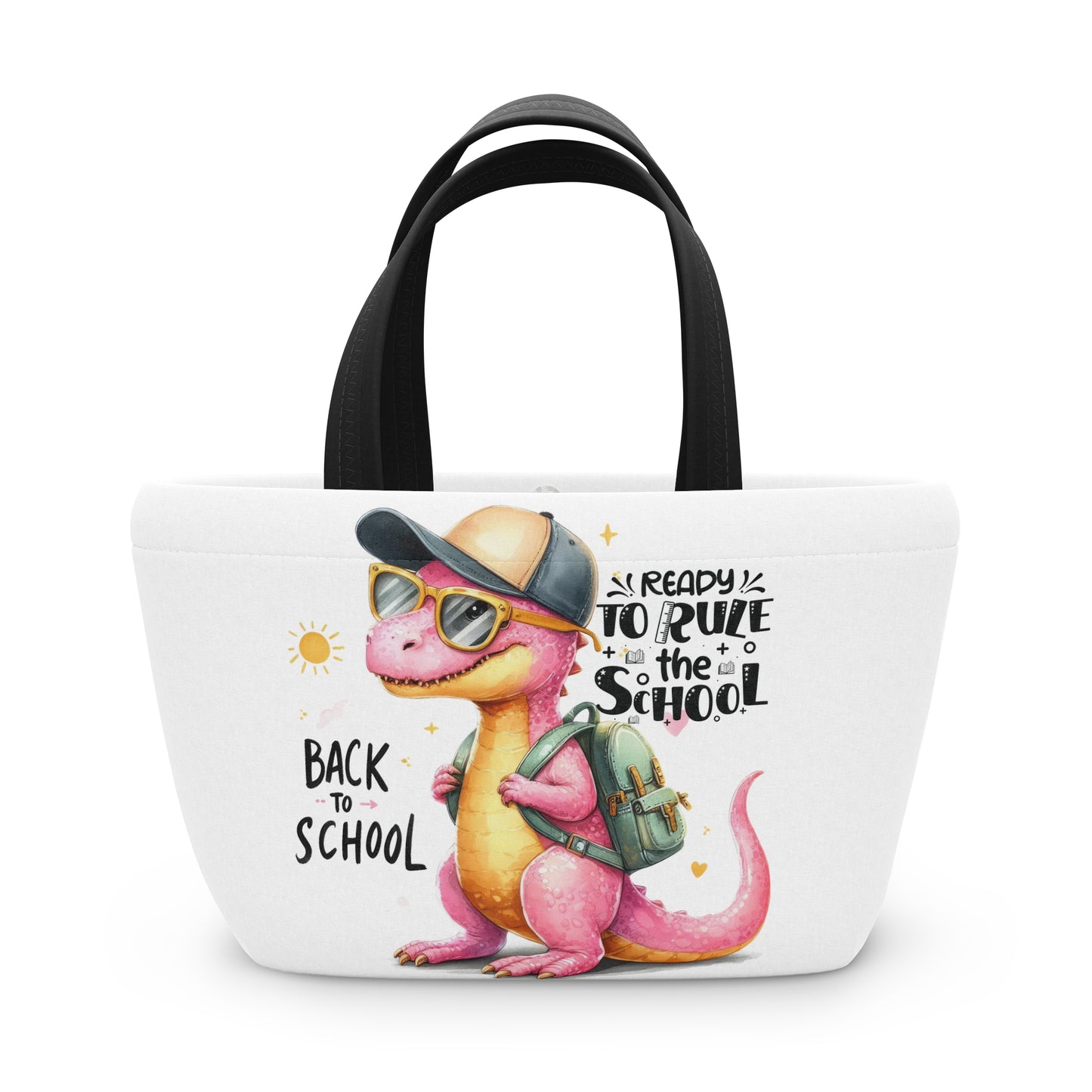 Back To School Lunch Bag, Back to Learning Lunch Bag, First Day Vibes Lunch Bag.