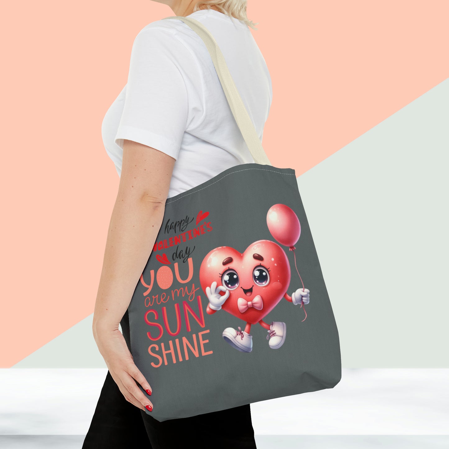 Happy Valentines Day Tote Bag