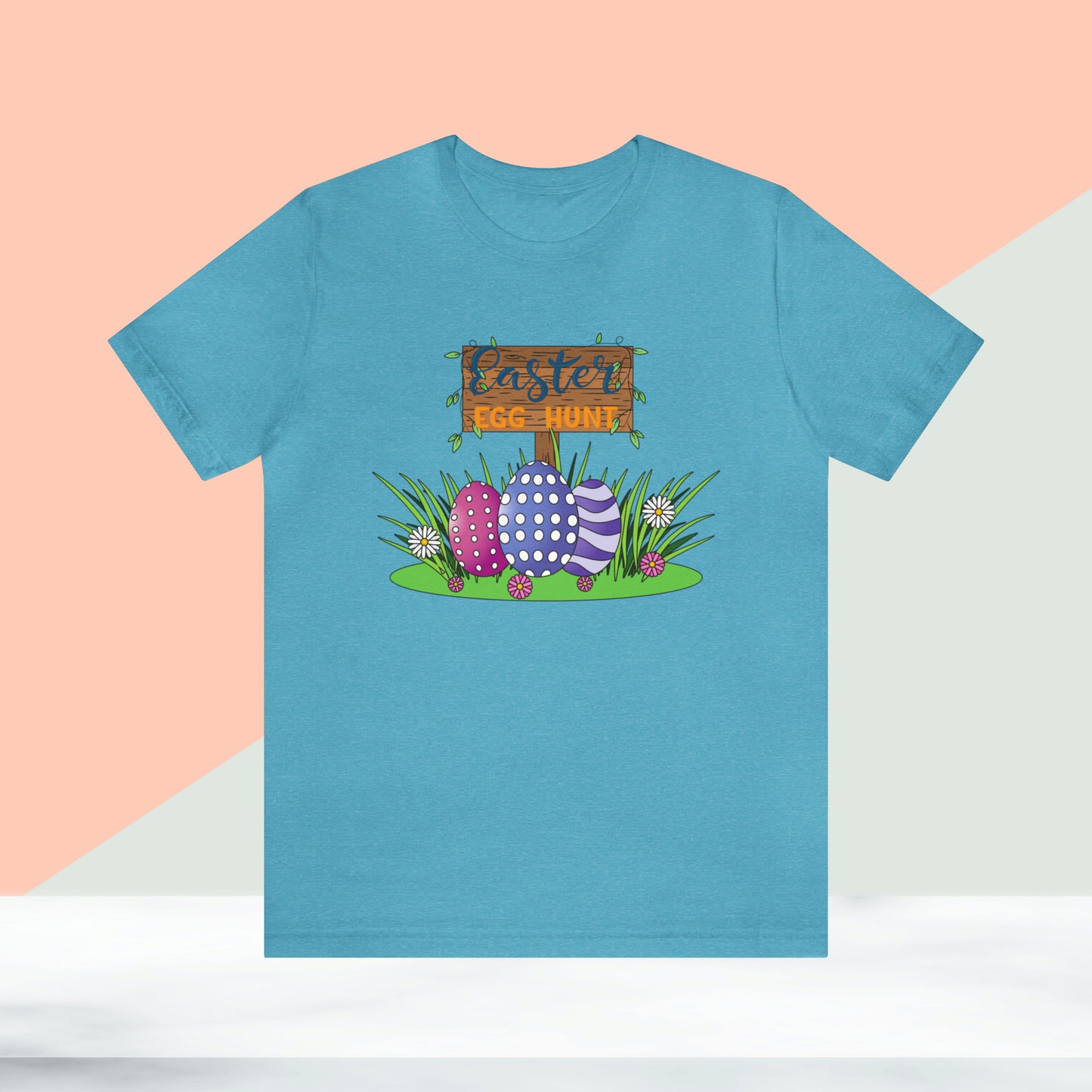 Easter Egg Hunt Unisex Jersey Short Sleeve Tee