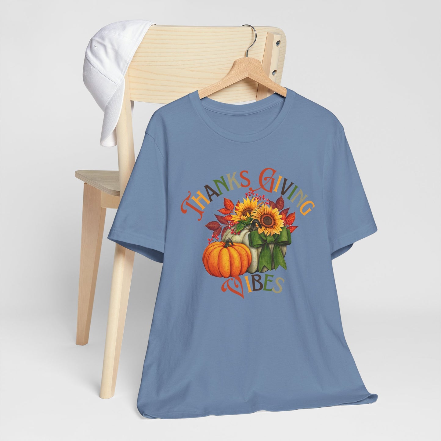 Thanks Giving  Vibes T-shirt, Happy Thanksgiving T-shirt, Happy thanksgiving 2024 T-shirt, Thanksgiving Gift,Turkey Shirt, Family Thanksgiving, Holiday Outfit.