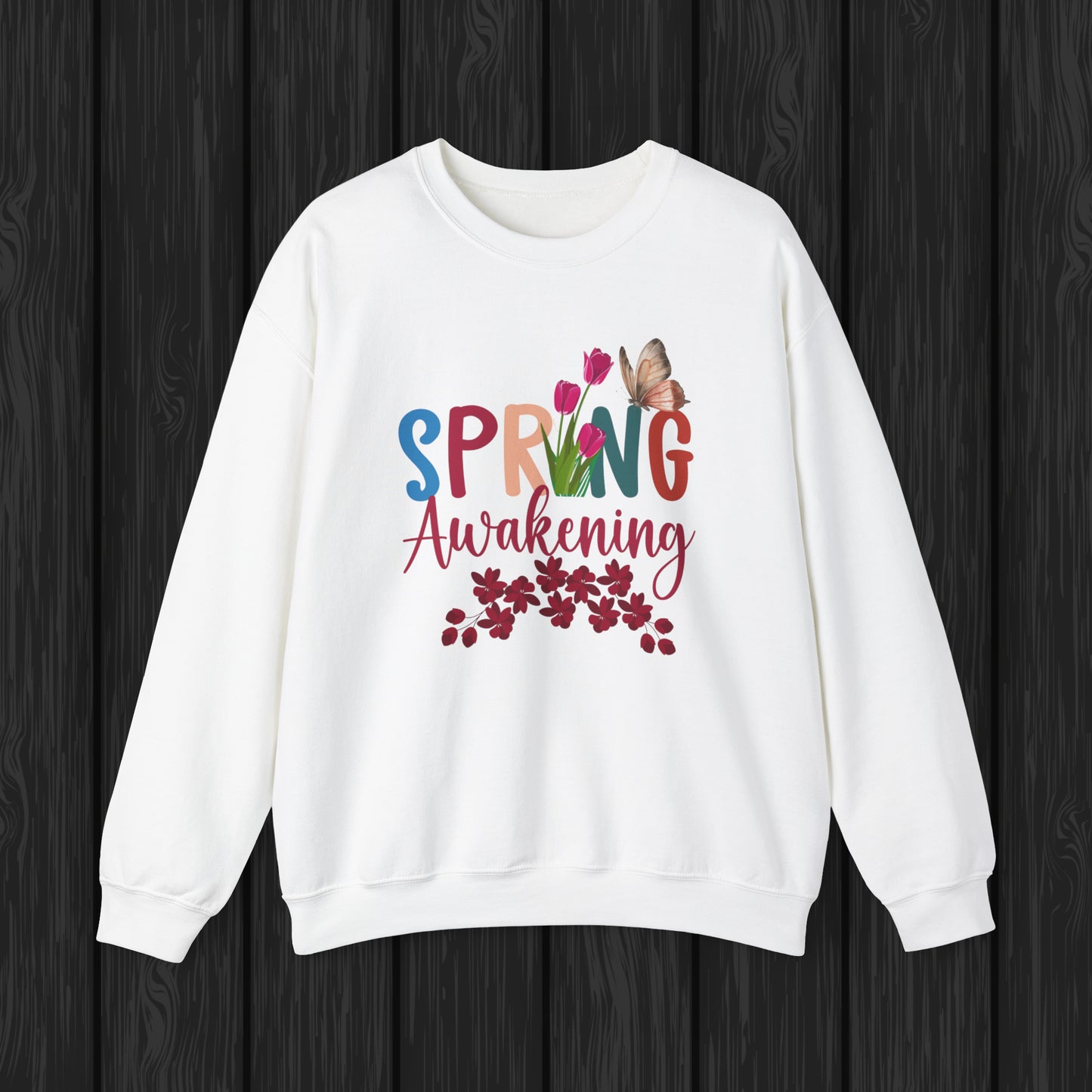 Spring Awakening Unisex Crewneck Sweatshirt, Spring Time Trendy Sweatshirt