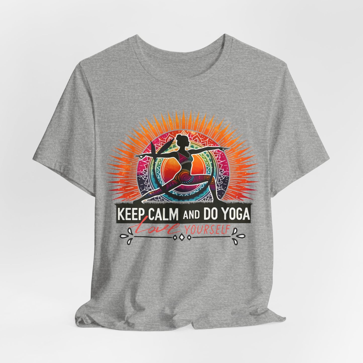 Keep Calm And Do Yoga T-Shirt, Cute Yoga workout Shirt, Yoga lovers T-shirt, Yoga Instructor Gift, Gym shirt, Gift For Yoga lover, Gift For Yogi.