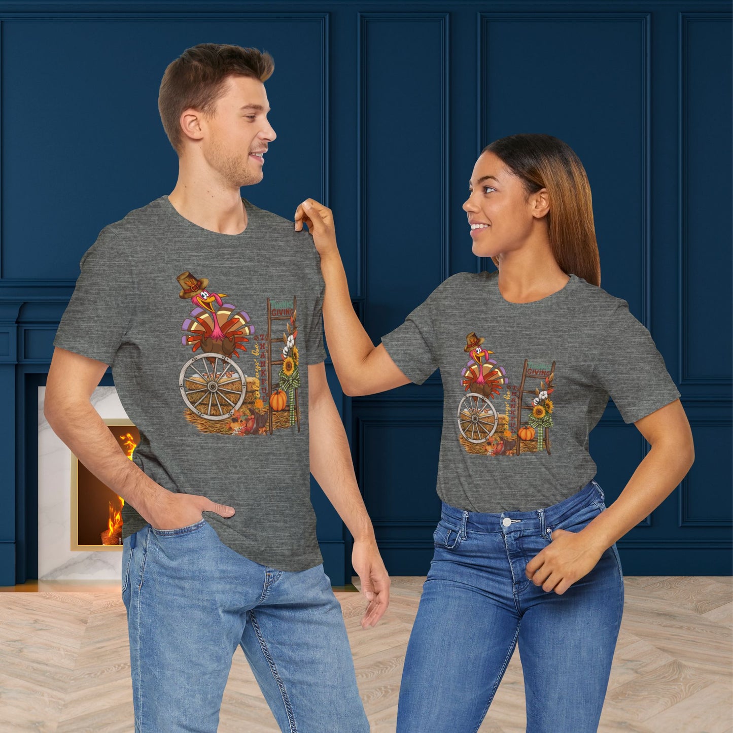 Always Be Thankful T-shirt, Happy Thanksgiving T-shirt, Happy thanksgiving 2024 T-shirt, Thanksgiving Gift,Turkey Shirt, Family Thanksgiving, Holiday Outfit.