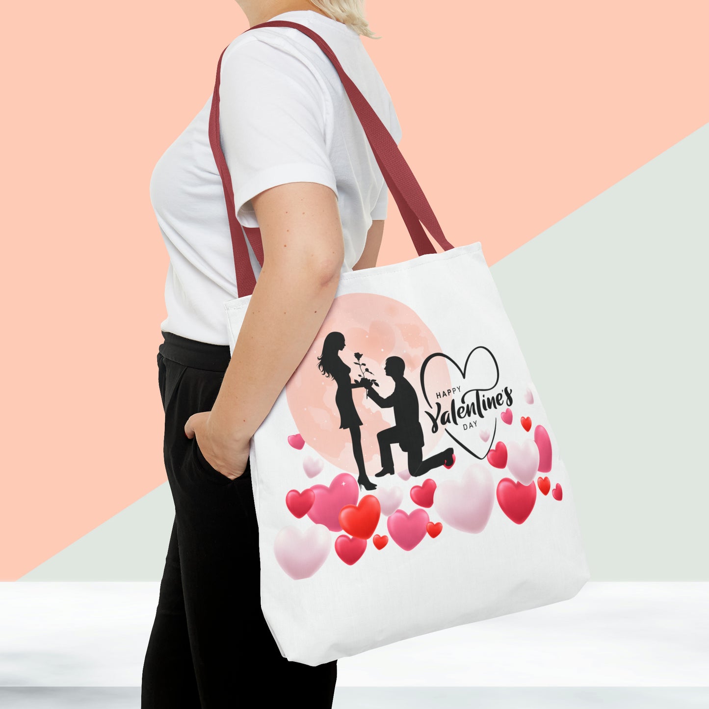 Happy Valentines Day Tote Bag