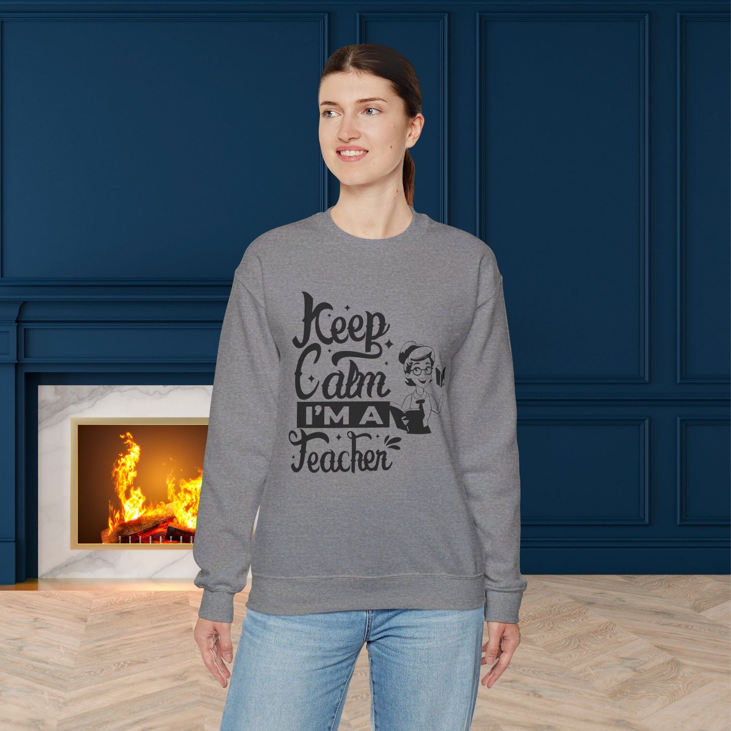 We Love Teachers Sweatshirt, Back To school unisex heavy blend crewneck sweatshirt, Teacher Back To school  Sweatshirt. First Day Vibes Sweatshirt.