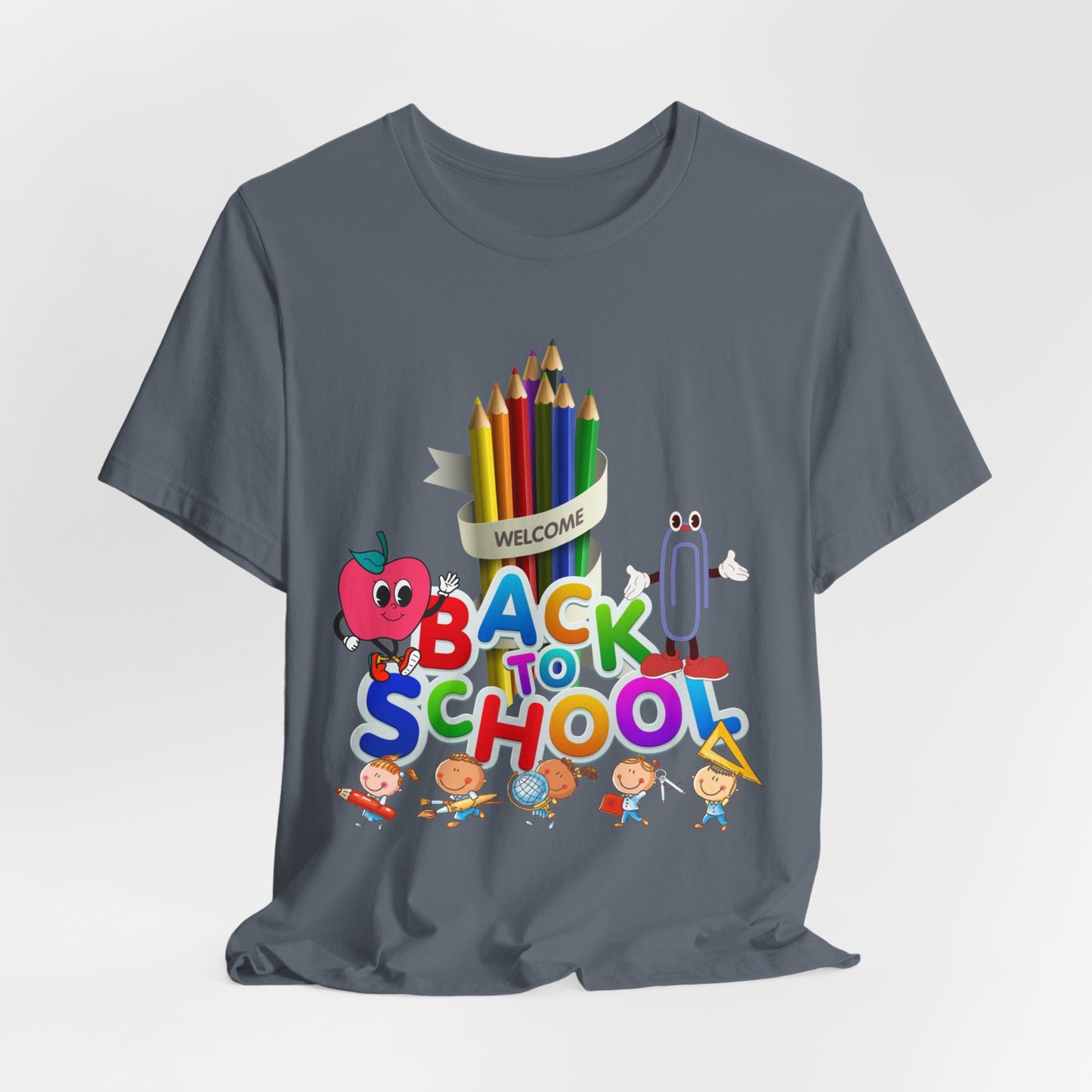 Welcome Back To School T-Shirt, Teacher T-Shirt, Teacher Back To school unisex jersey short sleeve.First Day Vibes T-Shirt.