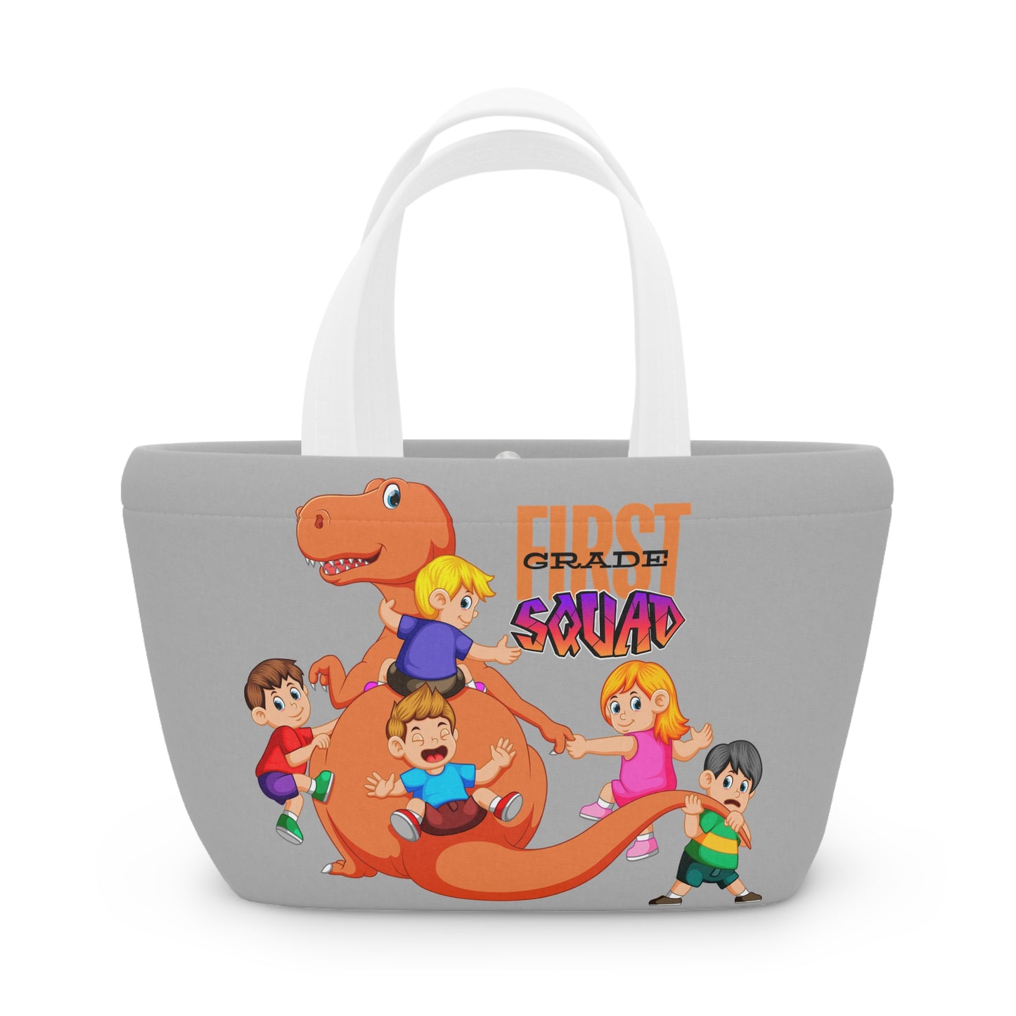 First Grade Squad Lunch Bag, Back To School Lunch Bag, Back to Learning Lunch Bag, Ready for School Lunch Bag.