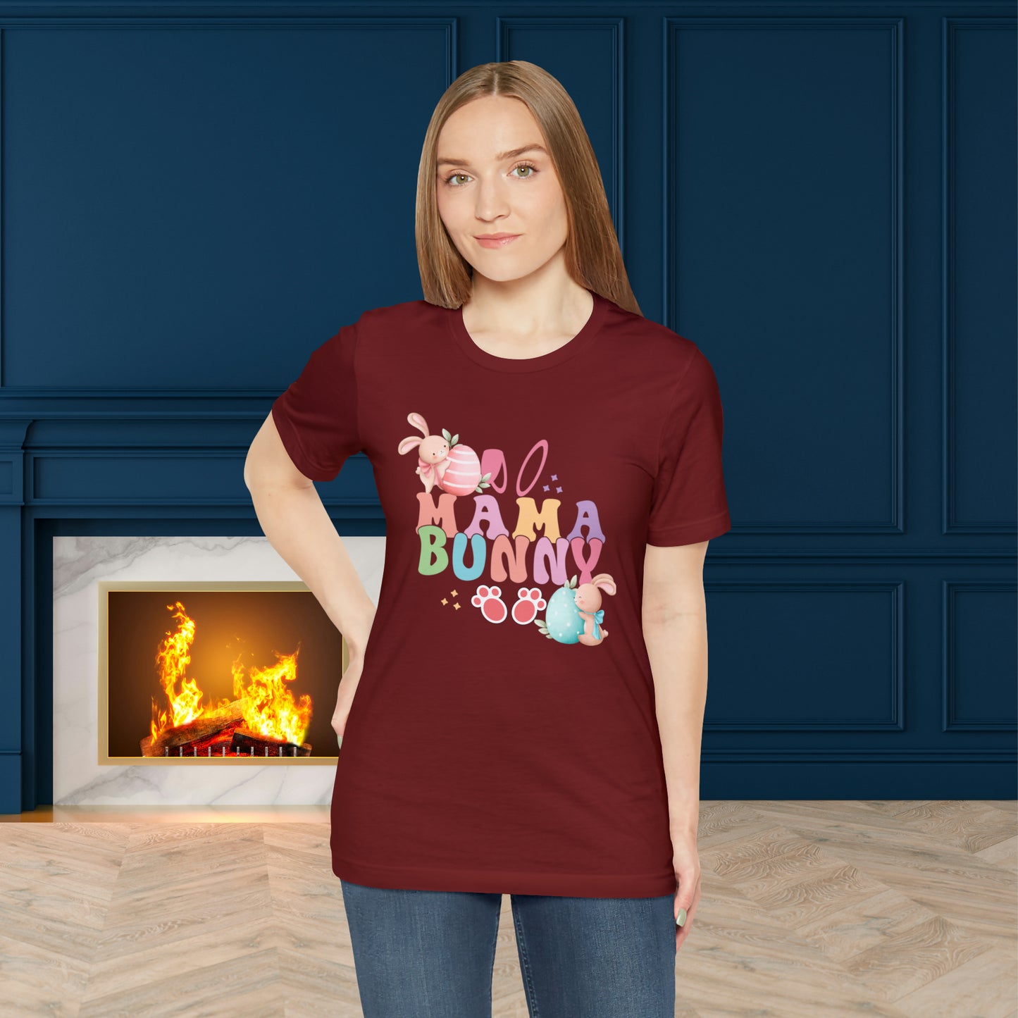 Mama Bunny Unisex Jersey Short Sleeve Tee