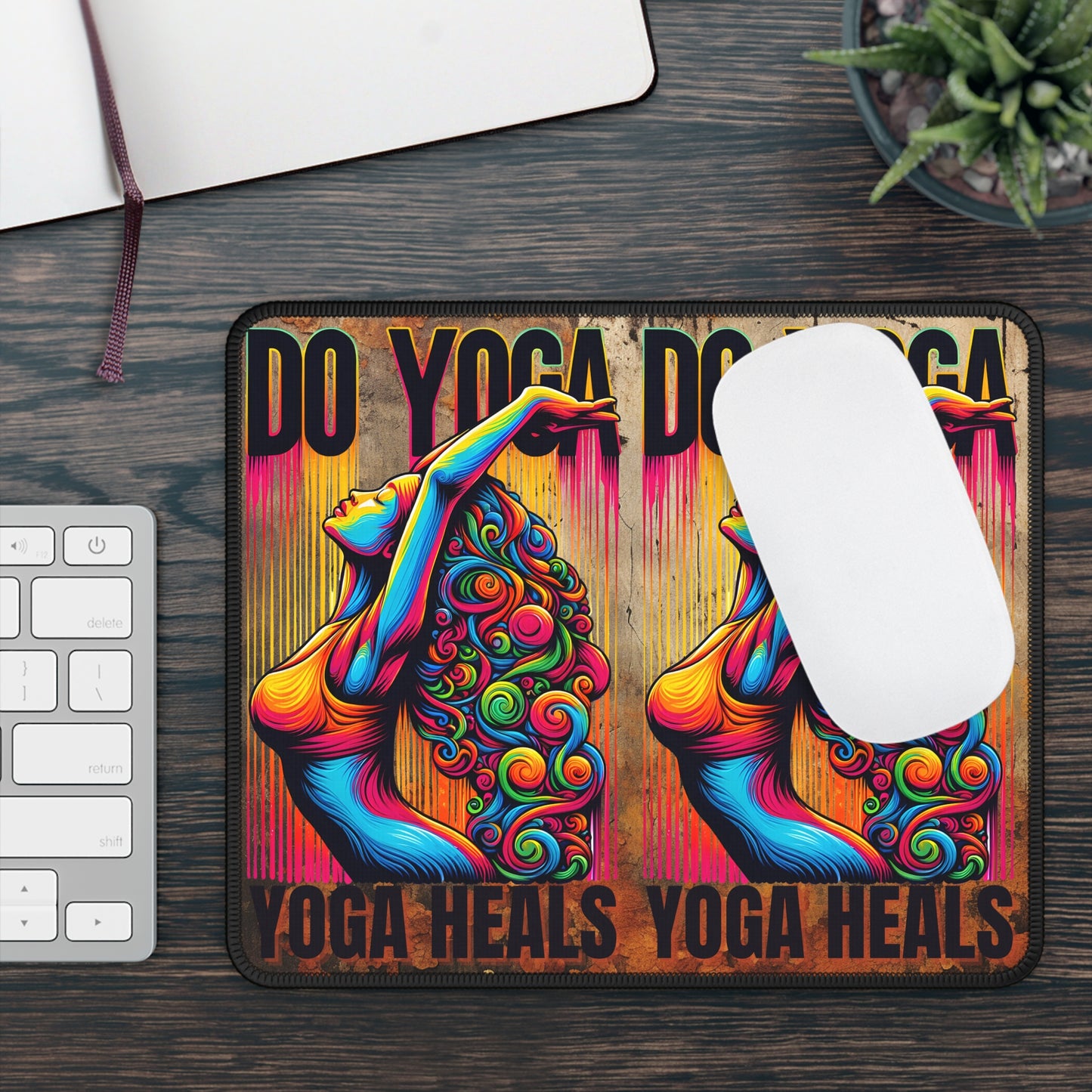 Do Yoga Mouse Pad,Unique Gift For Meditation And Yoga Lover, Cute Yoga Mouse Pad, Mindful Yoga Gift, Yoga lover Mouse Pad, Yoga Instructor Gift, Gift For Yoga lovers, Gift For Yogi.