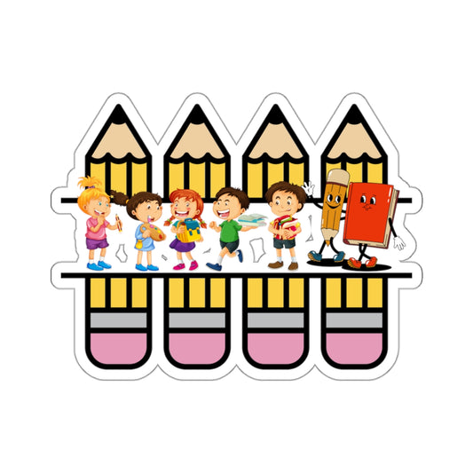 Back To School Kiss-Cut Stickers, First Grade Squad Kiss-Cut Stickers, Gift for First graders, Ready for School, Back to Learning.