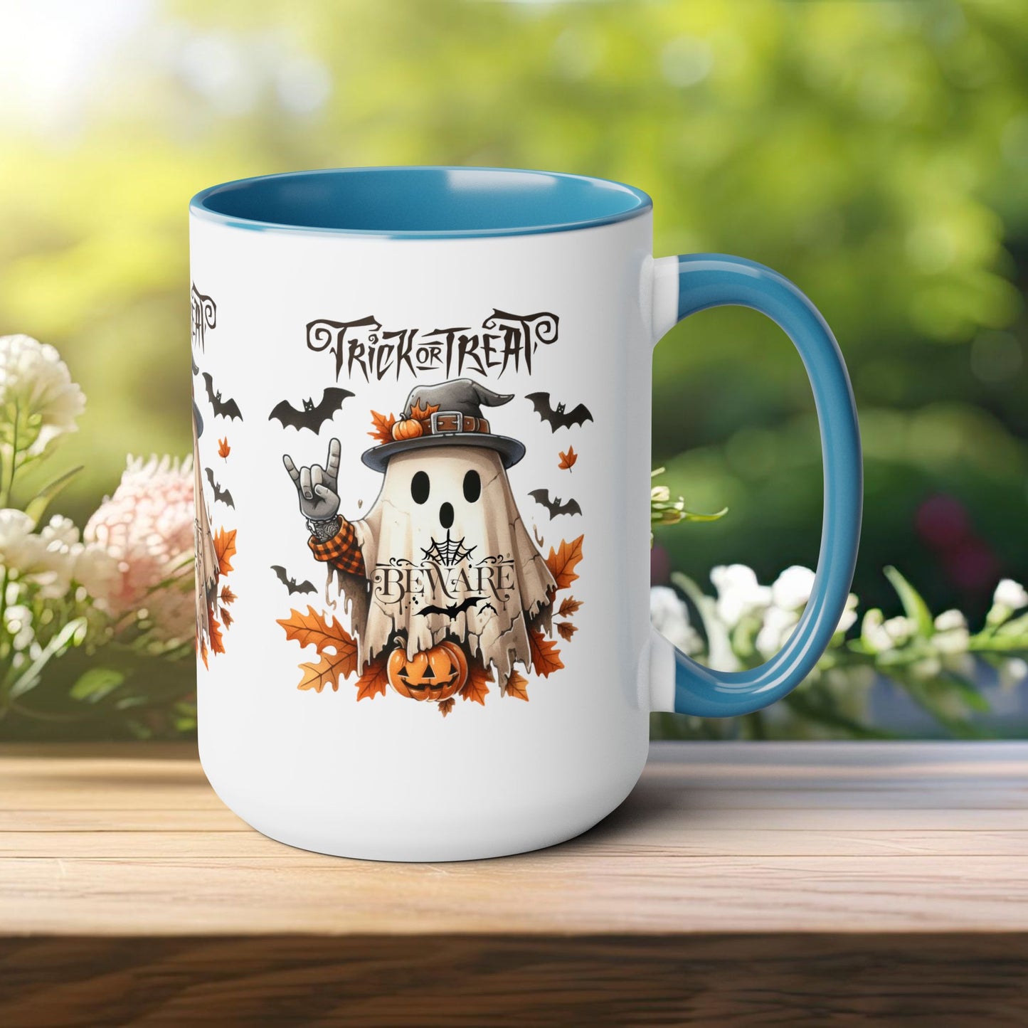 Happy Halloween Coffee Mug, Beware Halloween Coffee Mug, Trick or Treat Halloween Coffee Mug, Cute Skeleton Coffee Mug, Spooky Season Halloween Coffee Mug.