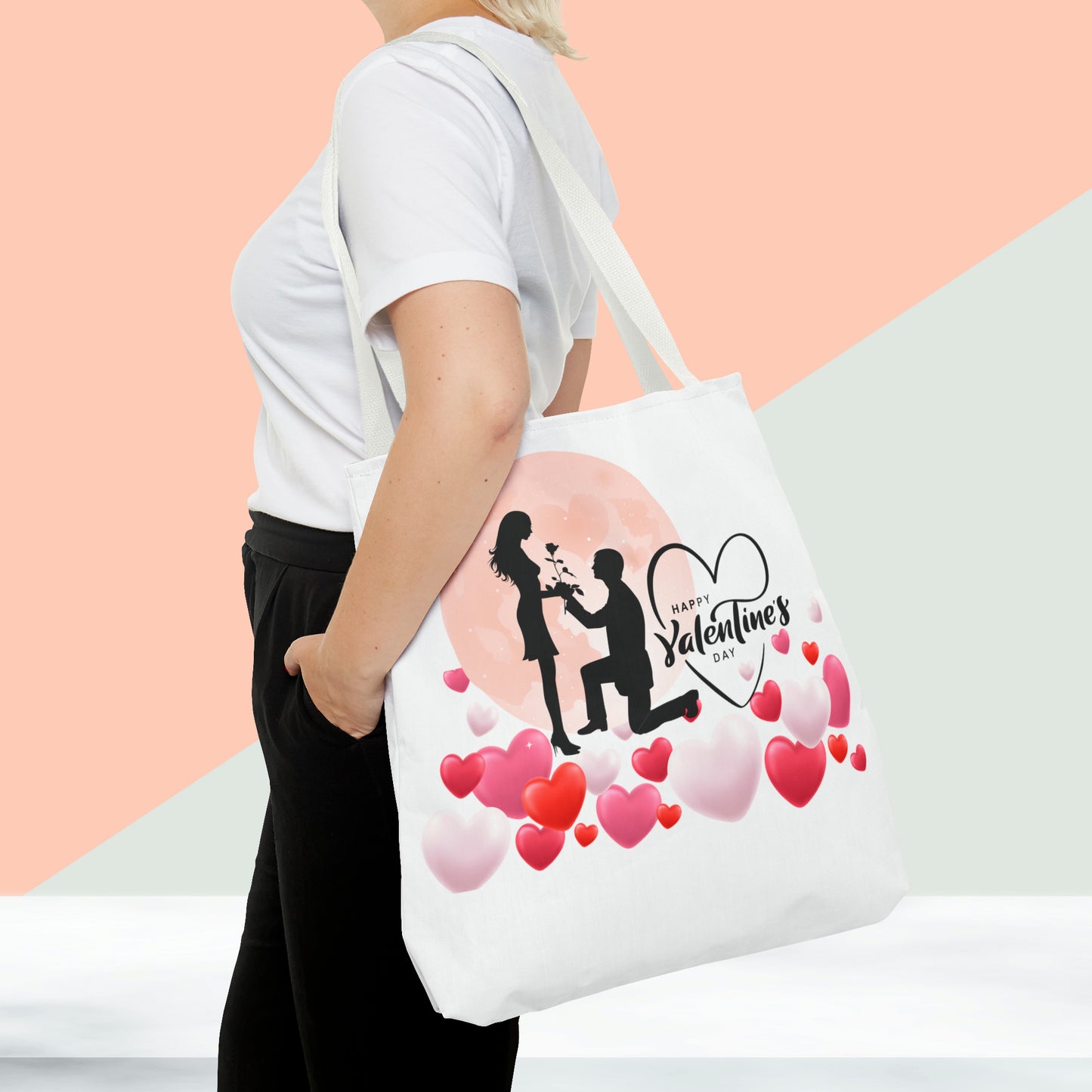 Happy Valentines Day Tote Bag