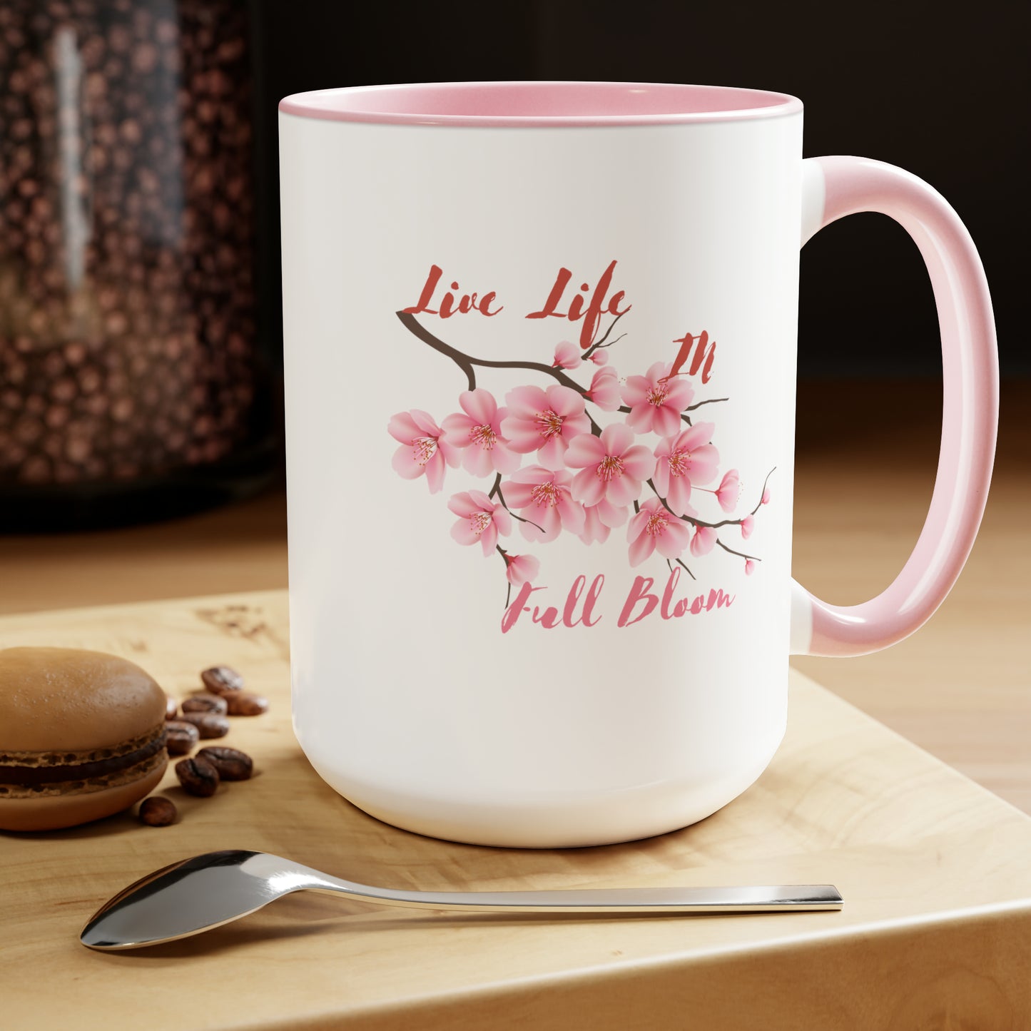 Spring two-Tone Coffee Mugs, 15oz