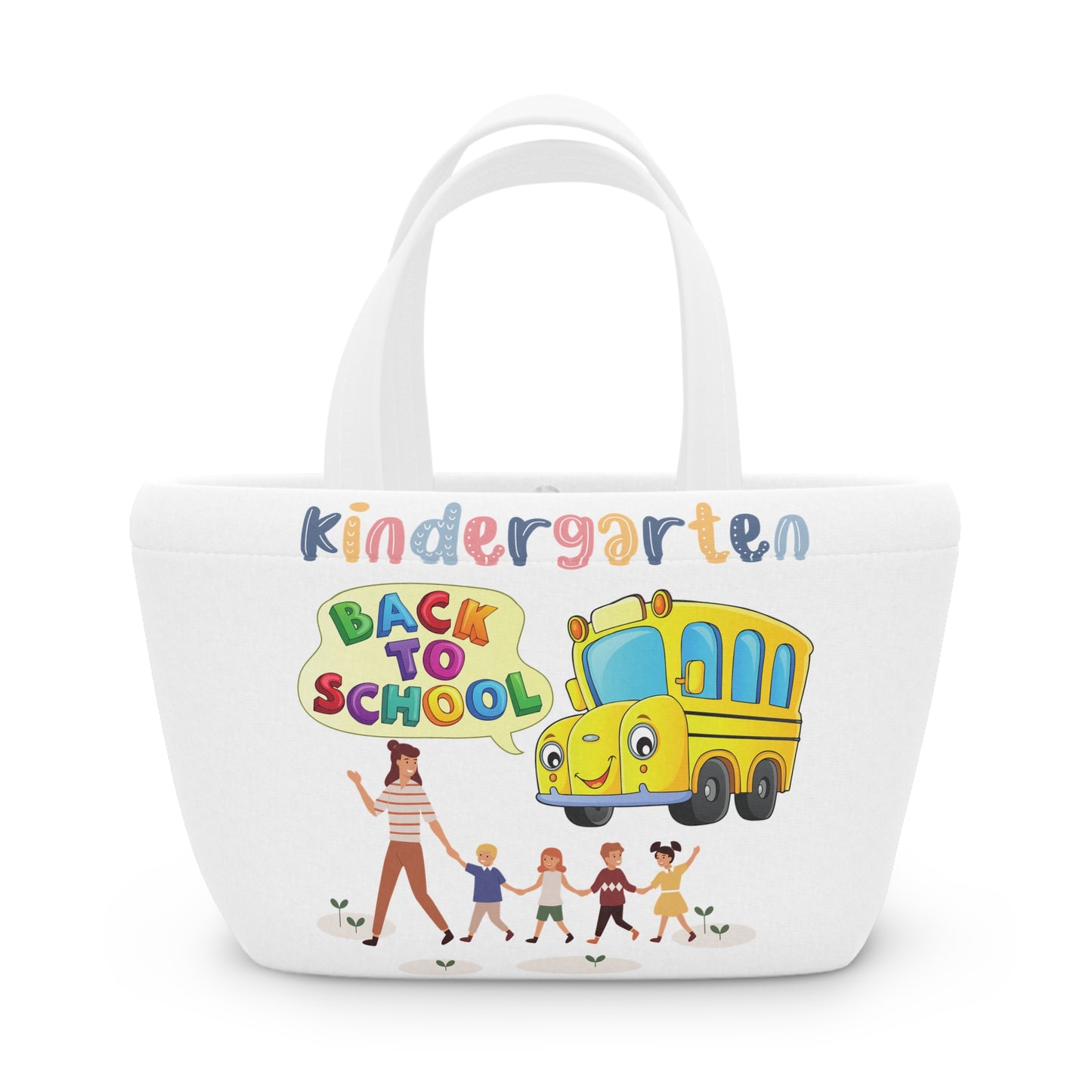 Back To School Lunch Bag, Back to Learning Lunch Bag, Ready for School Lunch Bag.