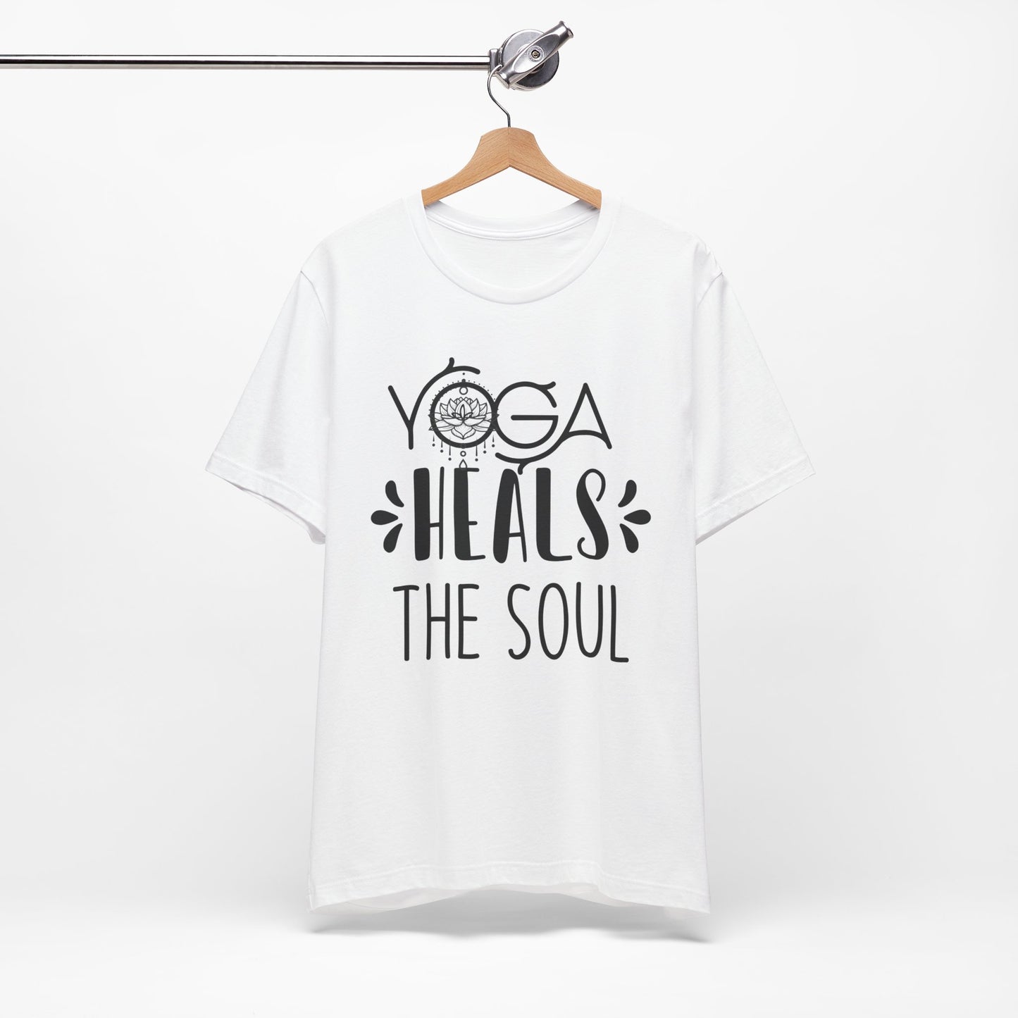 Yoga Heals The soul T-Shirt, Cute Yoga workout Shirt, Yoga lovers T-shirt, Yoga Instructor Gift, Gym shirt, Gift For Yoga lover, Gift For Yogi.