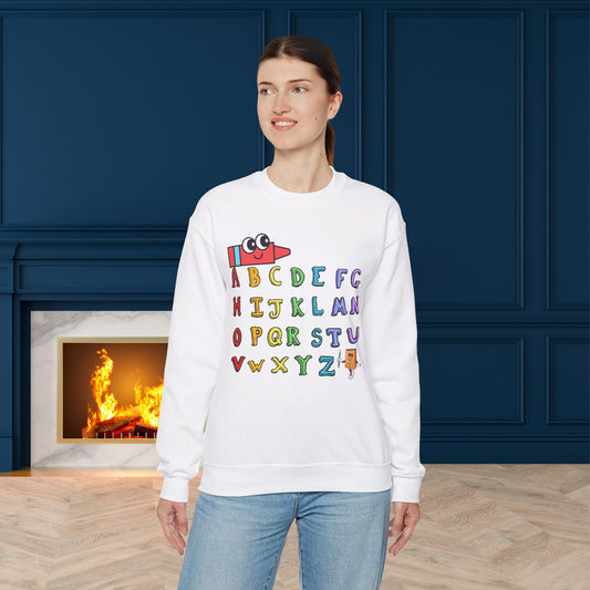 Back To school unisex heavy blend crewneck sweatshirt, We Love Teachers Sweatshirt,Teacher Back To school  Sweatshirt. First Day Vibes Sweatshirt.