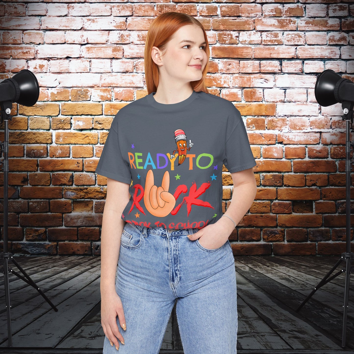 Ready To Rock T-Shirt, Back To School T-Shirt, Teach Love Inspire Teacher Shirt, Teacher Back To school unisex jersey short sleeve.First Day Vibes T-Shirt.