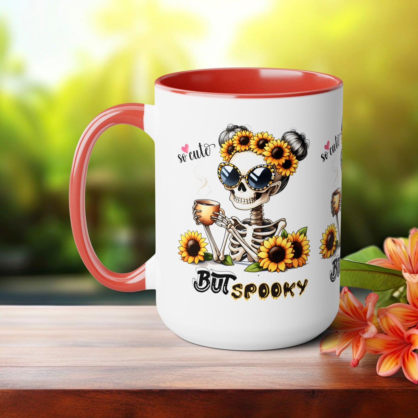 So cute But Spooky Halloween Coffee Mug,  Let's Go Halloween Coffee Mug, Trick or Treat Halloween Coffee Mug, Cute Skeleton Coffee Mug, Spooky Season Halloween Coffee Mug.