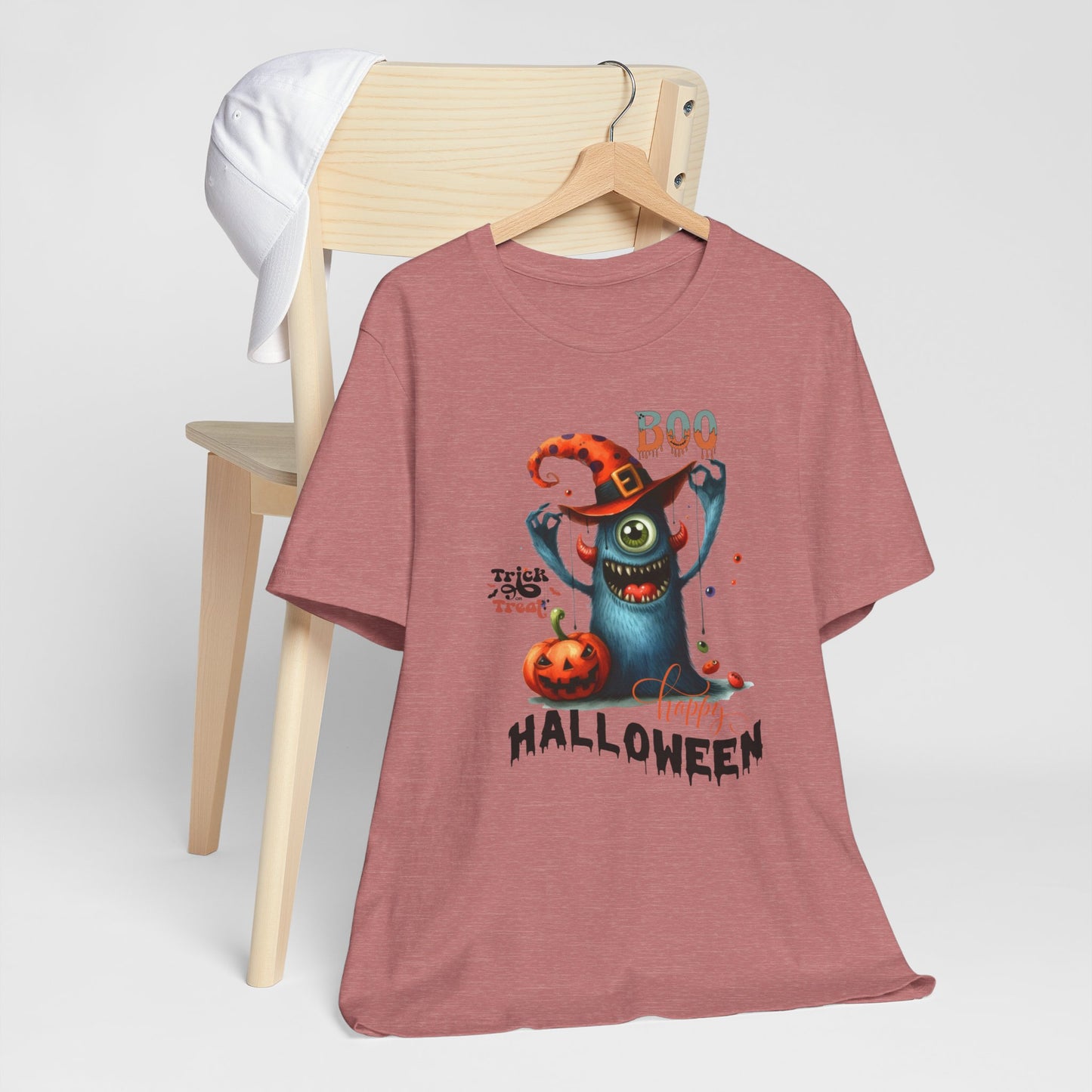 Boo Happy Halloween T-shirt, Happy Halloween T-shirt, Trick Or Treat T-shirt, Halloween T-shirt, Cool Halloween T-shirt, Spooky T-shirt,