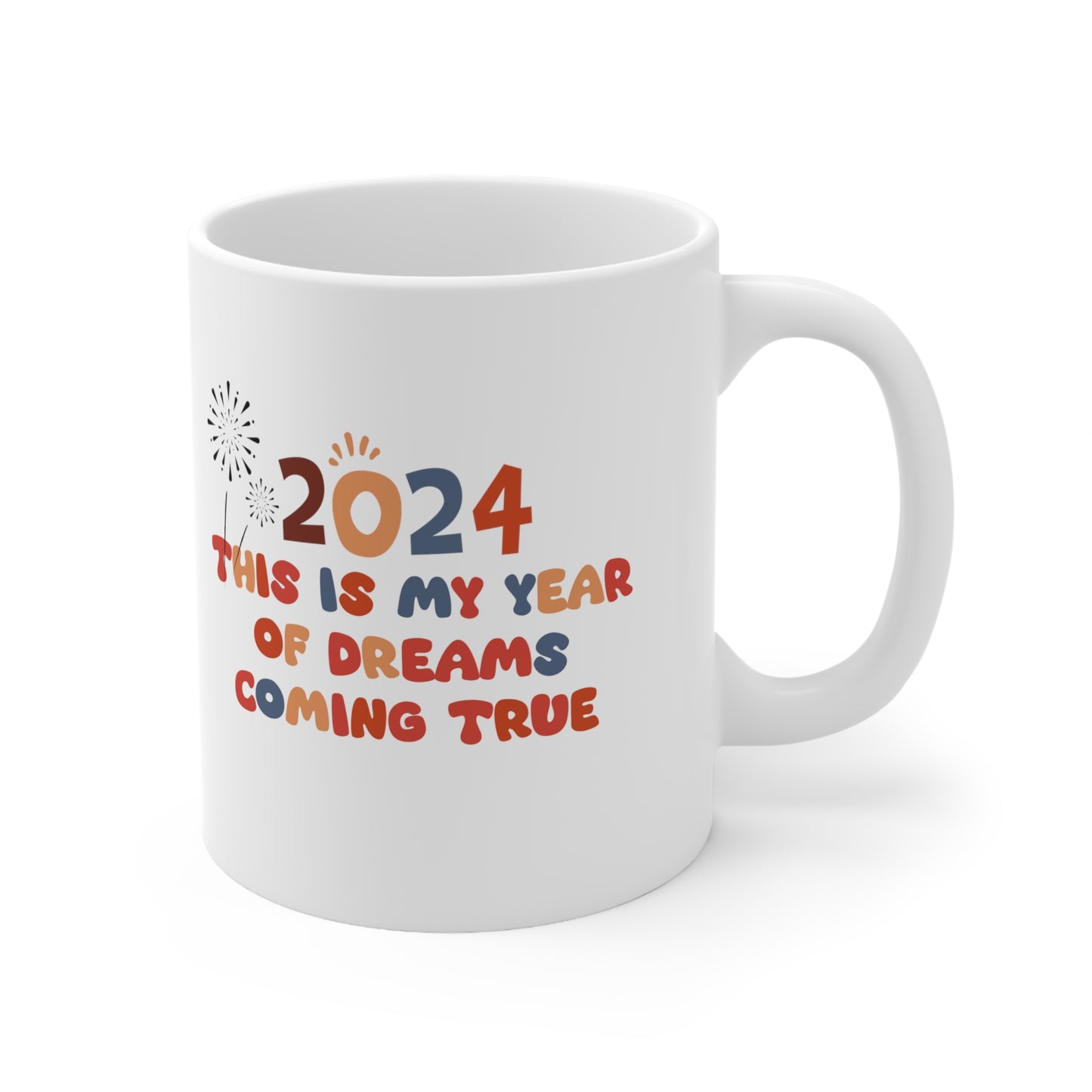 Happy New Year Ceramic Mug 11oz