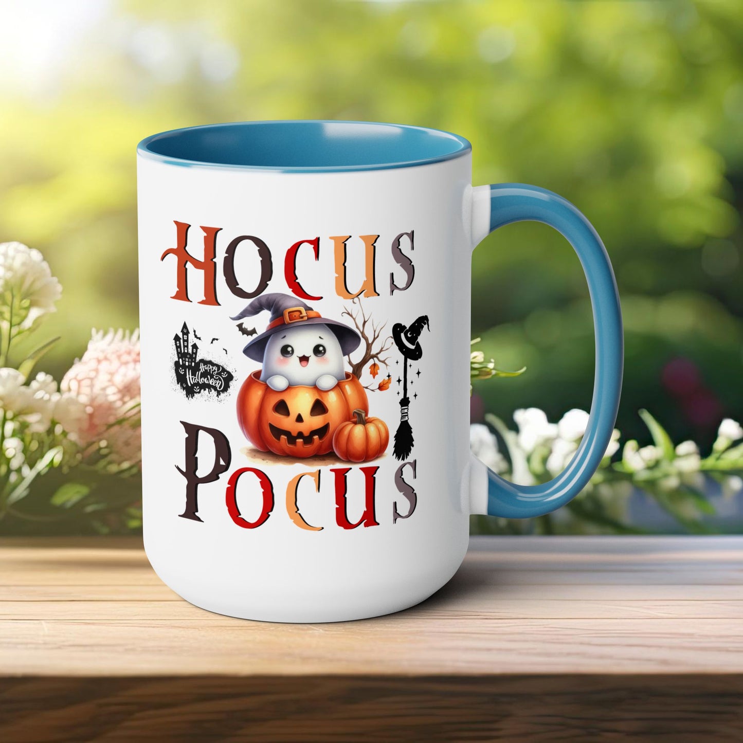 Hocus Pocus Halloween Coffee Mug,  Let's Go Halloween Coffee Mug, Trick or Treat Halloween Coffee Mug, Cute Skeleton Coffee Mug, Spooky Season Halloween Coffee Mug.