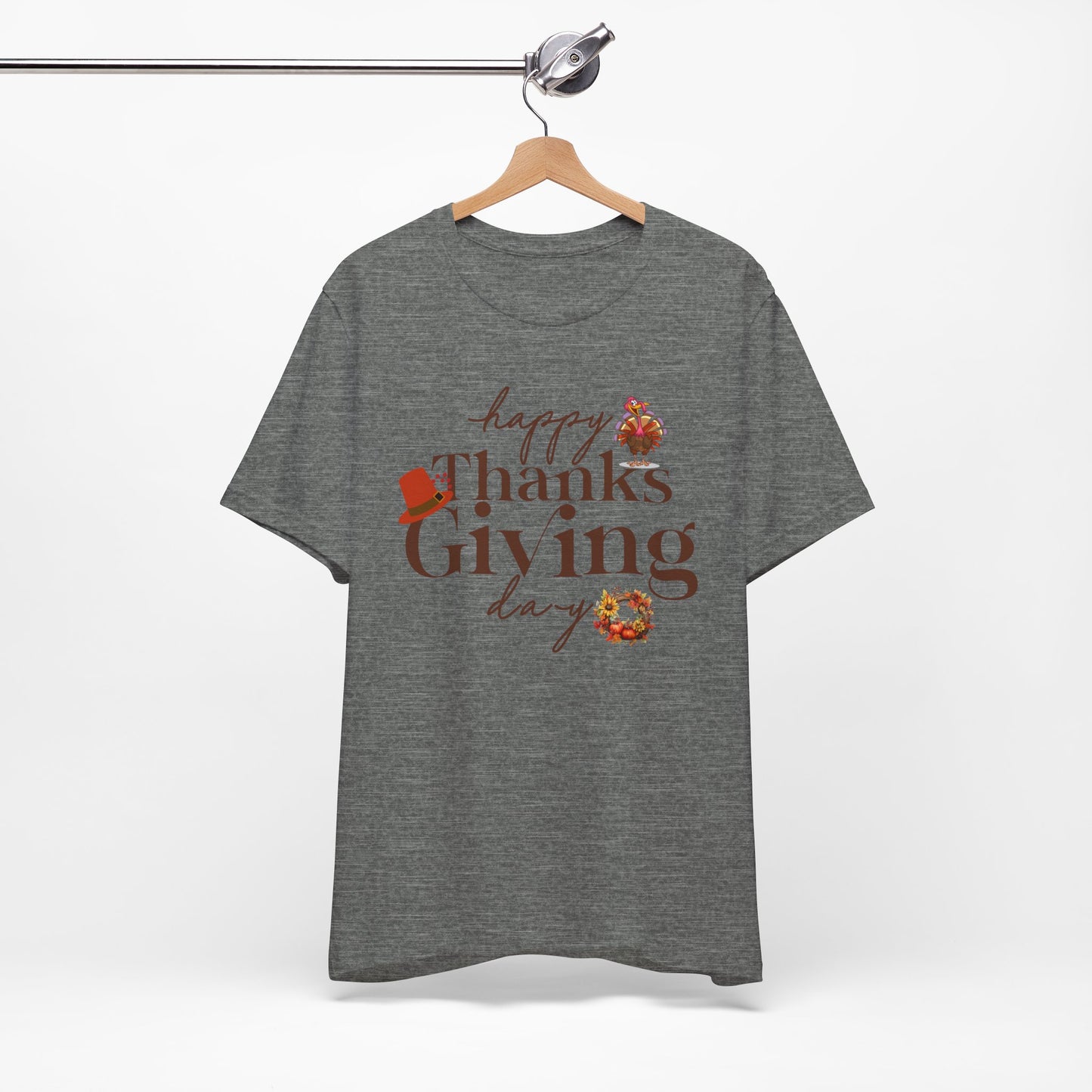 Happy Thanksgiving T-shirt, Happy thanksgiving 2024 T-shirt, Thanksgiving Gift,Turkey Shirt, Family Thanksgiving, Holiday Outfit.