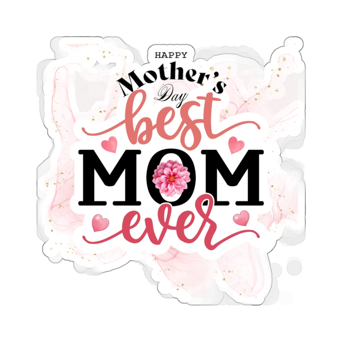 Happy Mother's Day Kiss-Cut Stickers