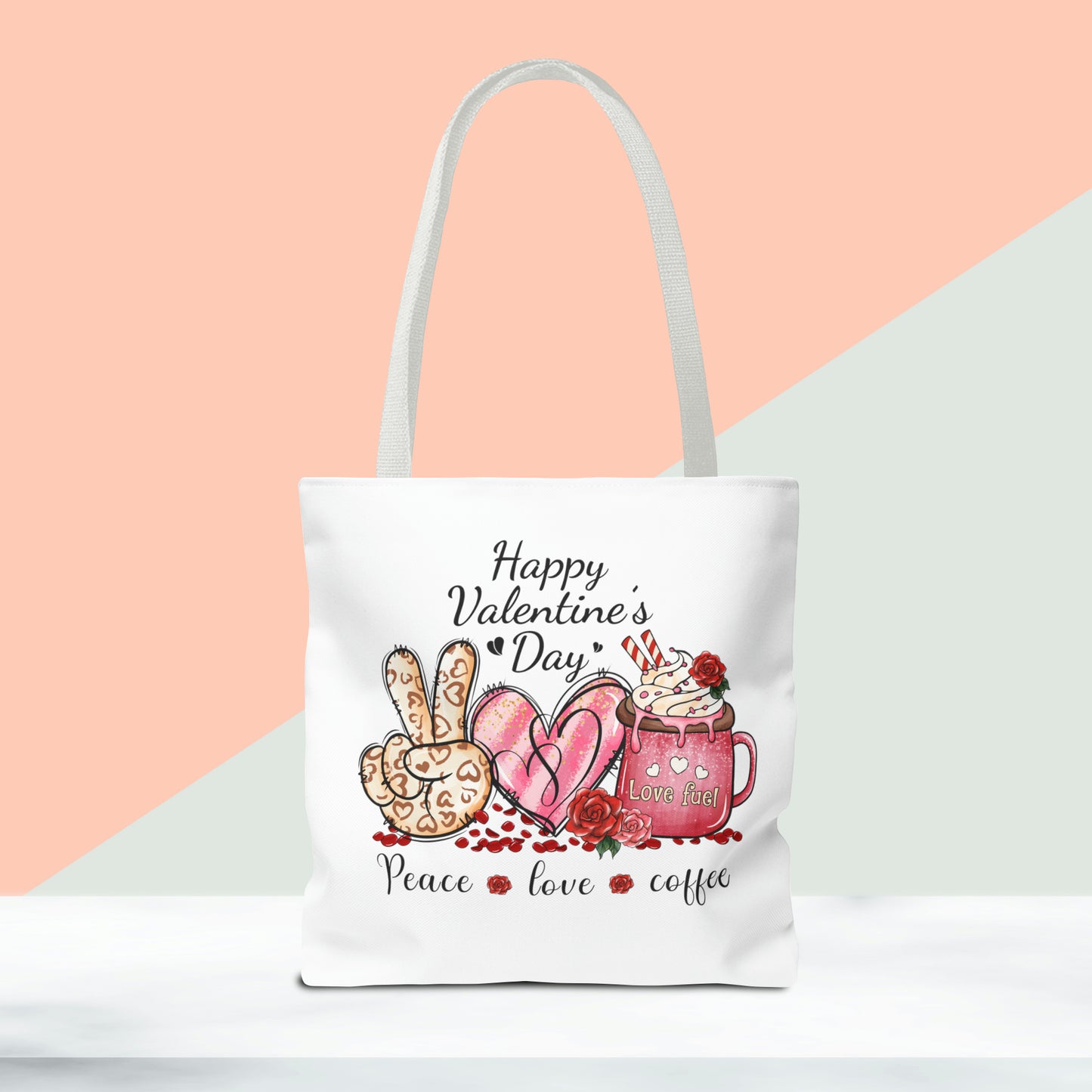 Happy Valentines Day Tote Bag