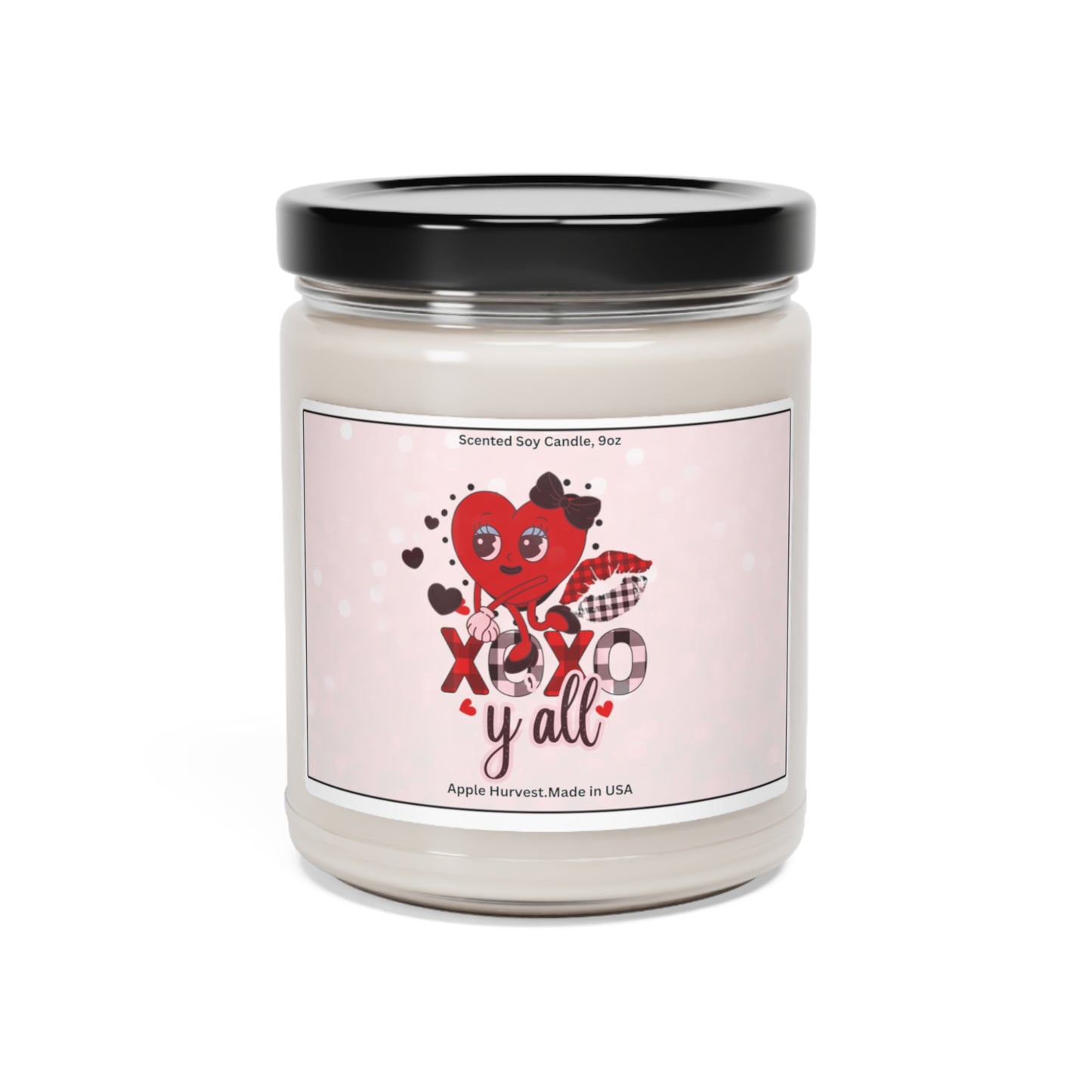 Happy valentines day Scented Soy Candle, 9oz