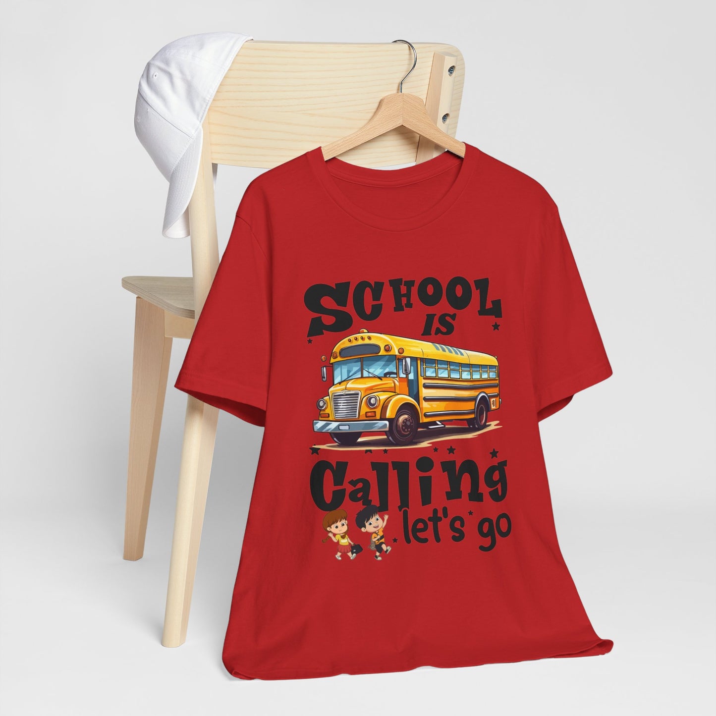 School Is calling T-shirt, First Day Of School T-Shirt, Teacher Back To school unisex jersey short sleeve.First Day Vibes T-Shirt.