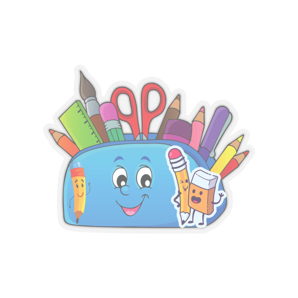 Back To School Kiss-Cut Stickers, First Grade Squad Kiss-Cut Stickers, Gift for First graders, Ready for School, Back to Learning.