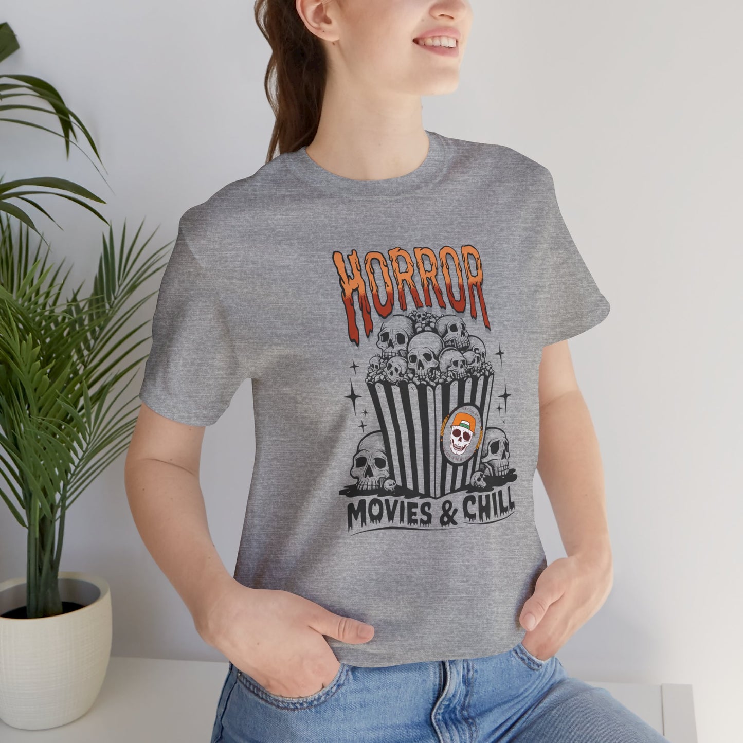 Horror Movies & Chill T-shirt, Happy Halloween T-shirt, Trick Or Treat T-shirt, Halloween T-shirt, Cool Halloween T-shirt, Spooky T-shirt,