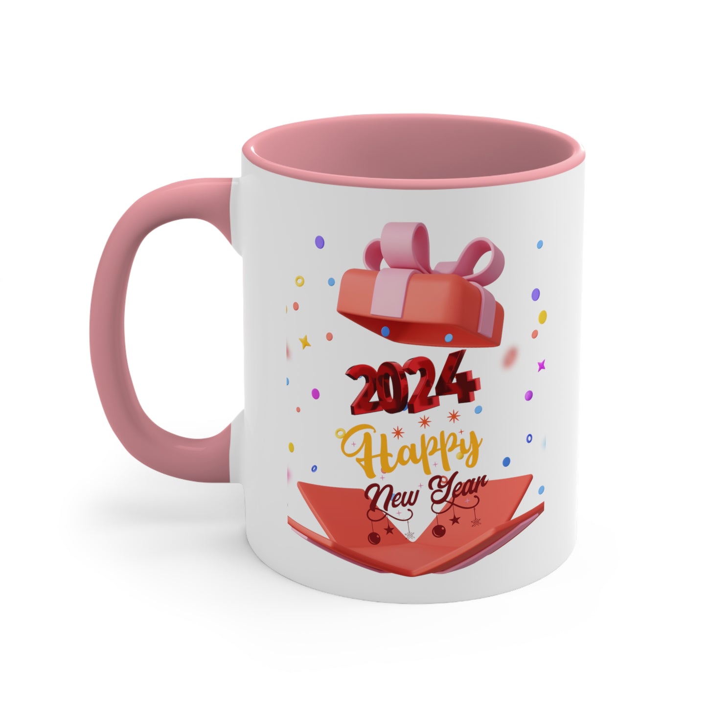 Happy New Year Accent Coffee Mug, 11oz