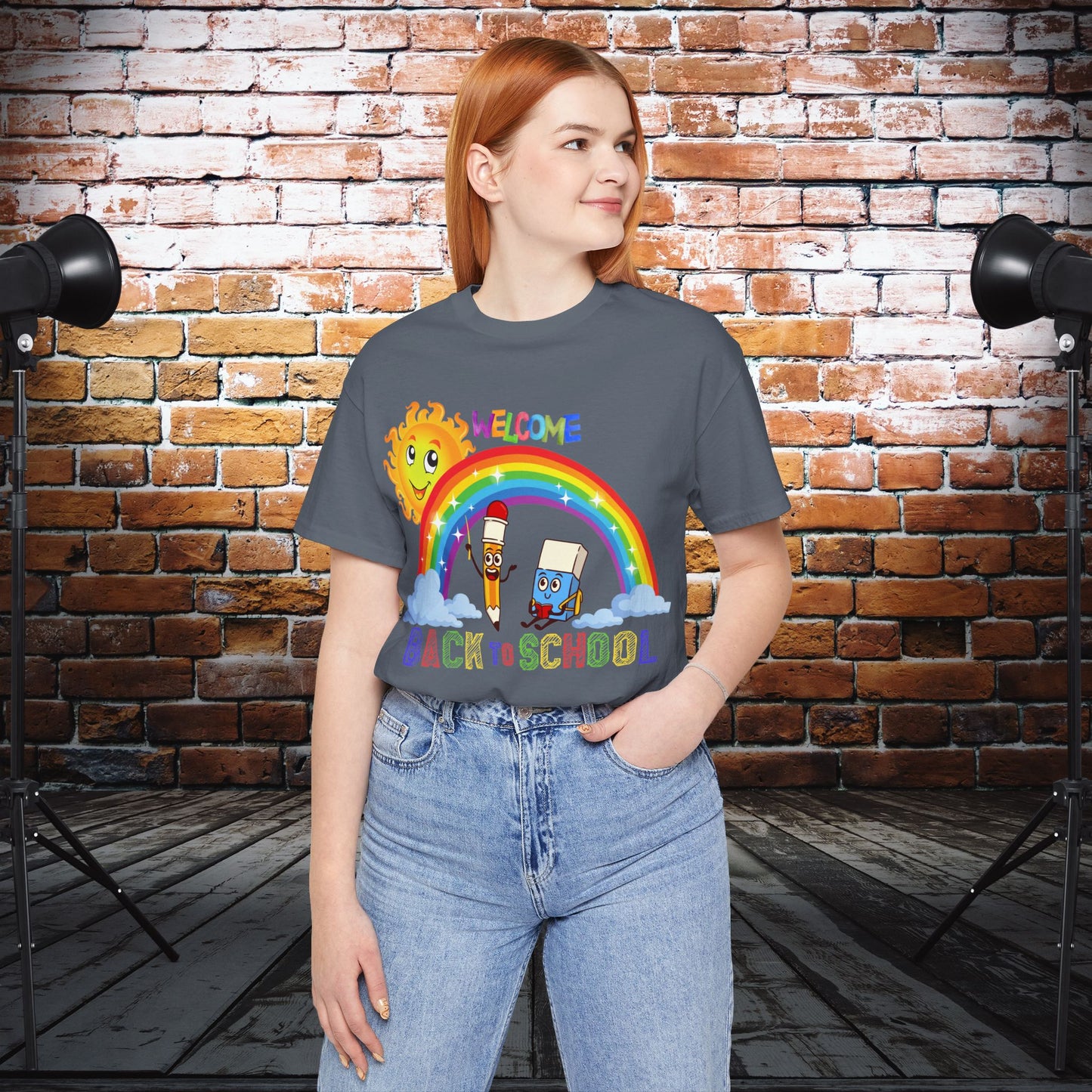 Welcome Back To School T-Shirt, Hello Teacher T-Shirt, Back To School T-Shirt, Teach Love Inspire Teacher Shirt, Teacher Back To school unisex jersey short sleeve.First Day Vibes T-Shirt.